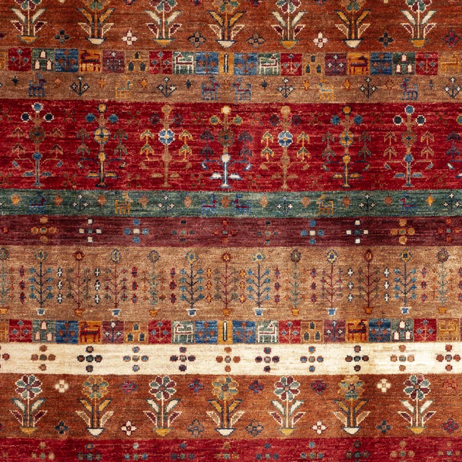 Gabbeh Teppich - Loribaft Perser - 250 x 173 cm - mehrfarbig - Image 2
