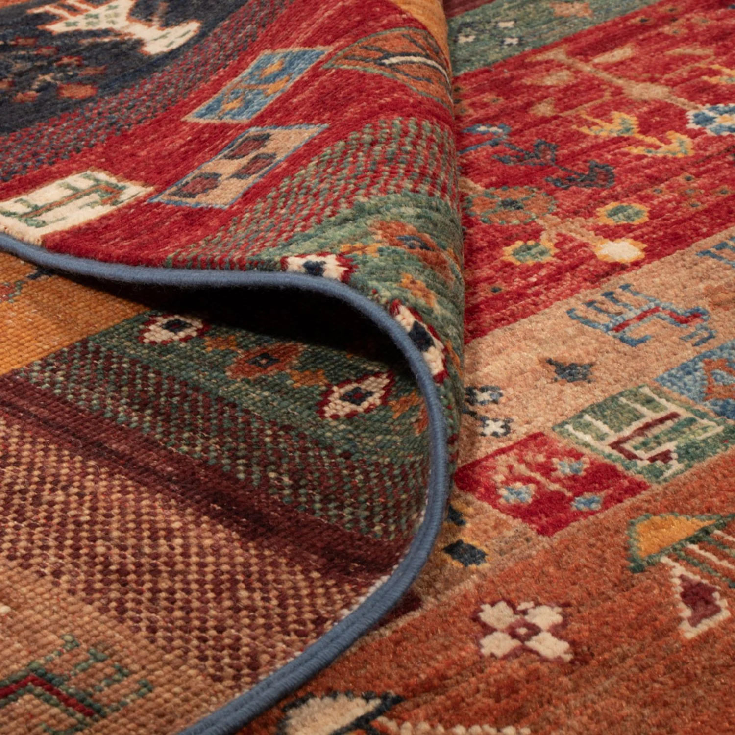 Gabbeh Teppich - Loribaft Perser - 250 x 173 cm - mehrfarbig - Image 4
