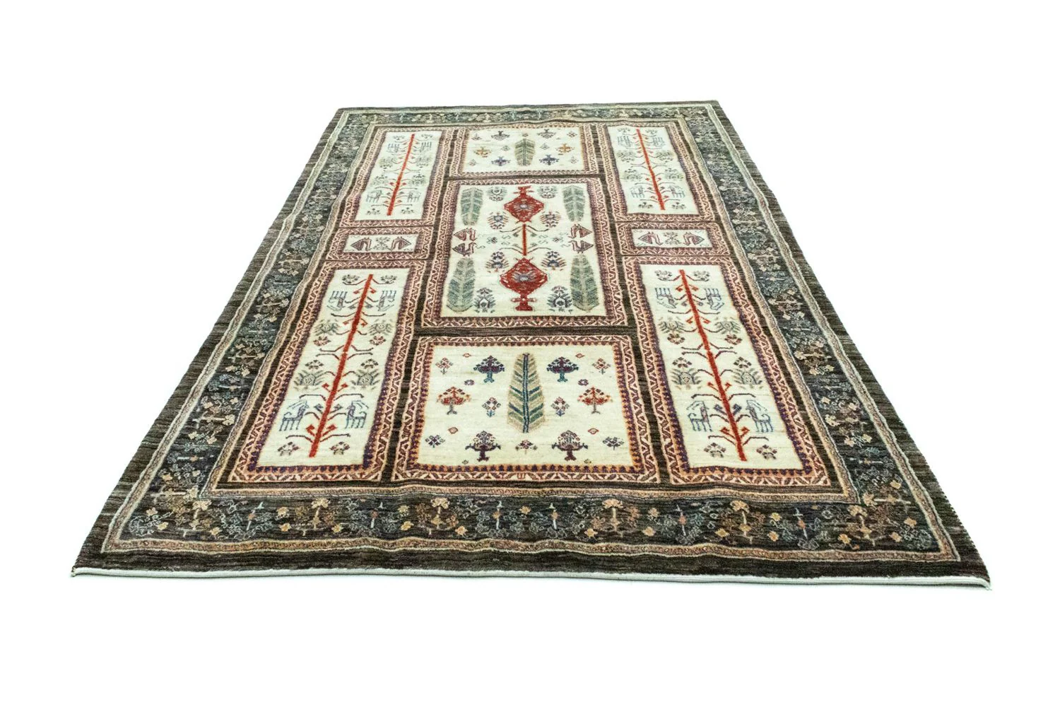 Gabbeh Teppich - Loribaft Perser 251 x 162 cm - bunt - Image 5