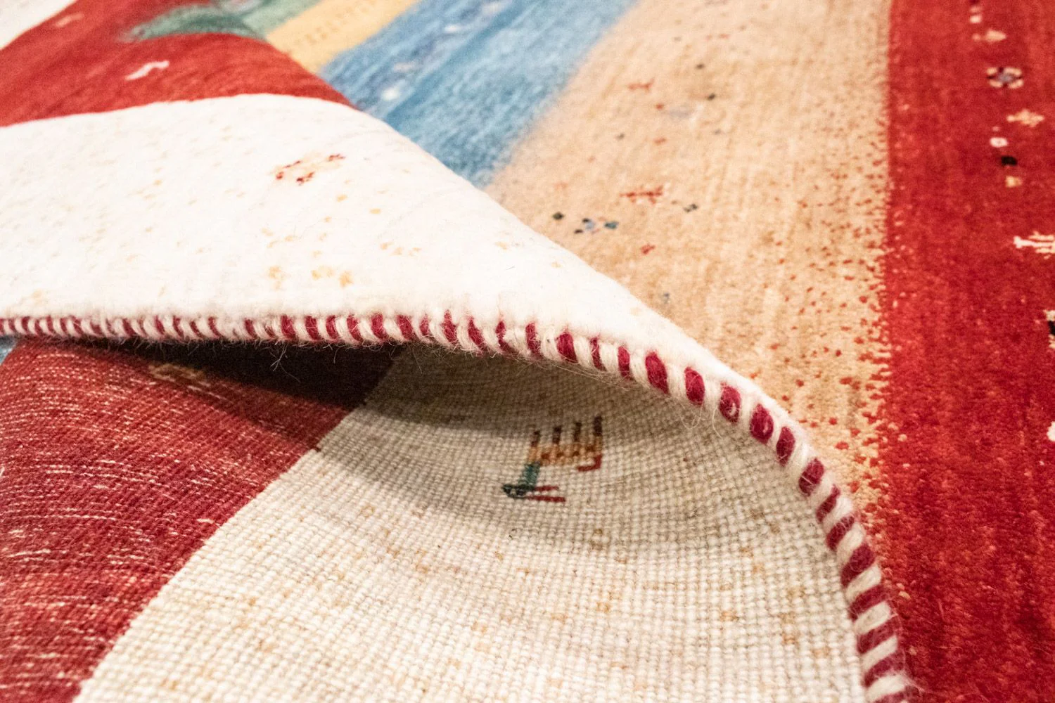 Gabbeh Teppich - Loribaft Perser 252 x 170 cm - mehrfarbig - Image 4