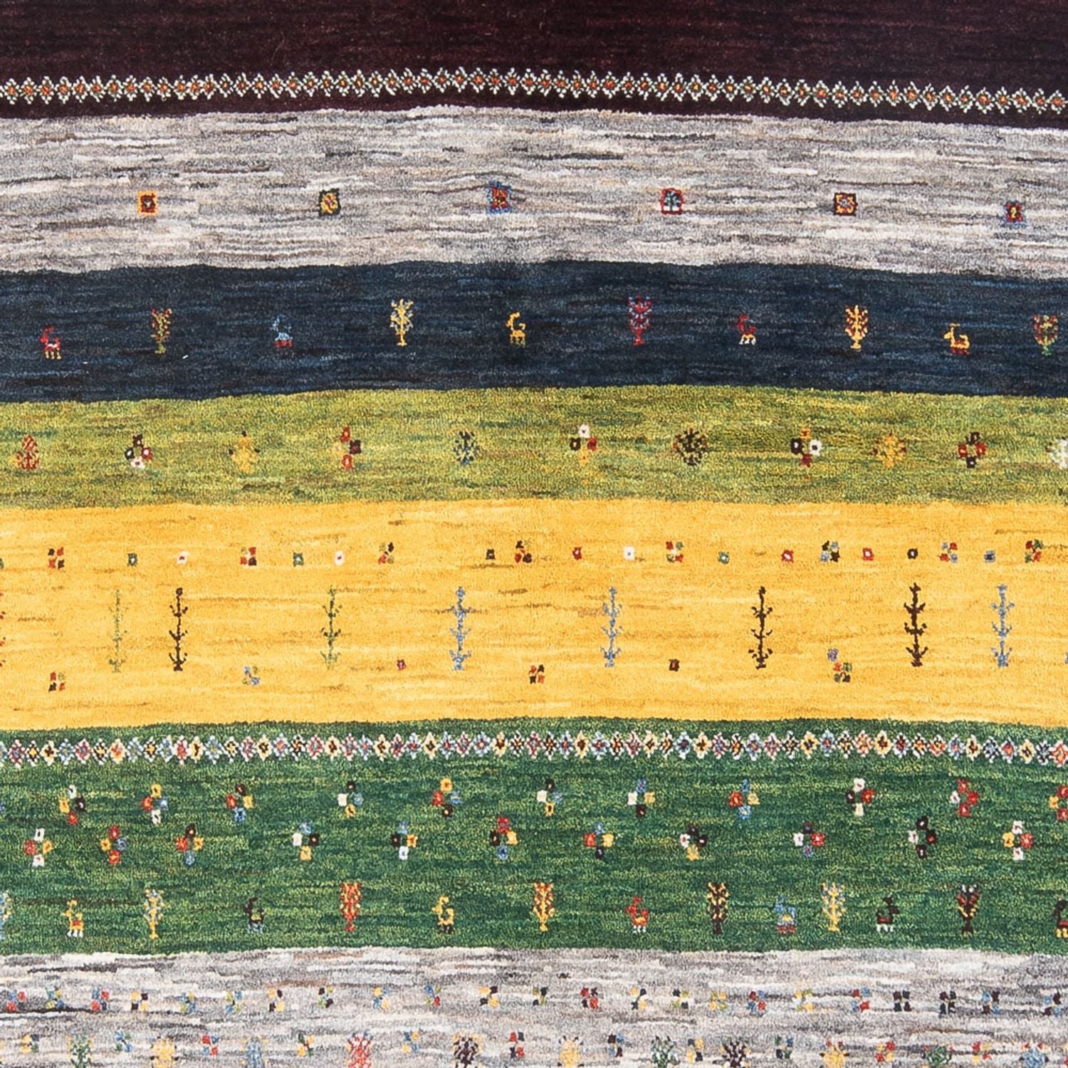 Gabbeh Teppich - Loribaft Perser - 260 x 178 cm - mehrfarbig - Image 2