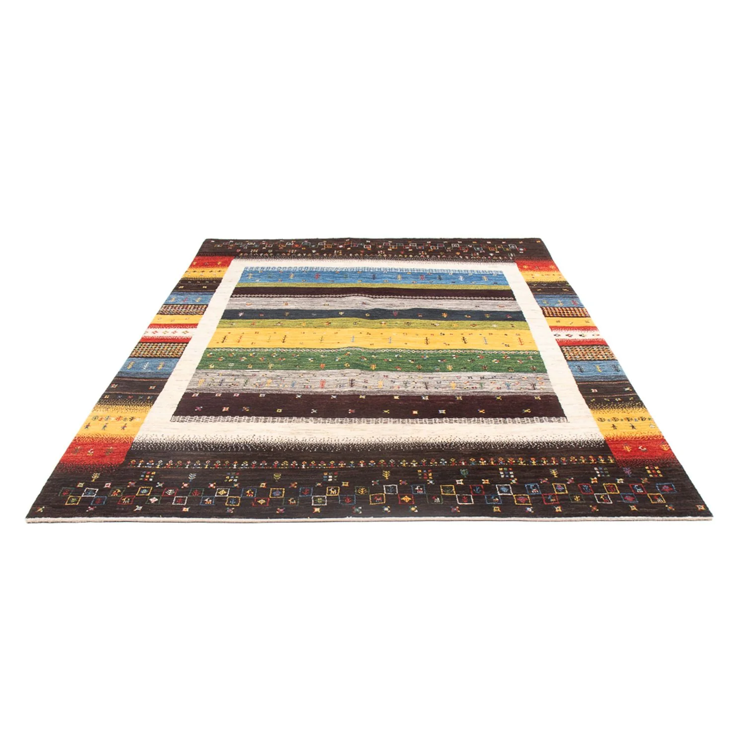 Gabbeh Teppich - Loribaft Perser - 260 x 178 cm - mehrfarbig - Image 5