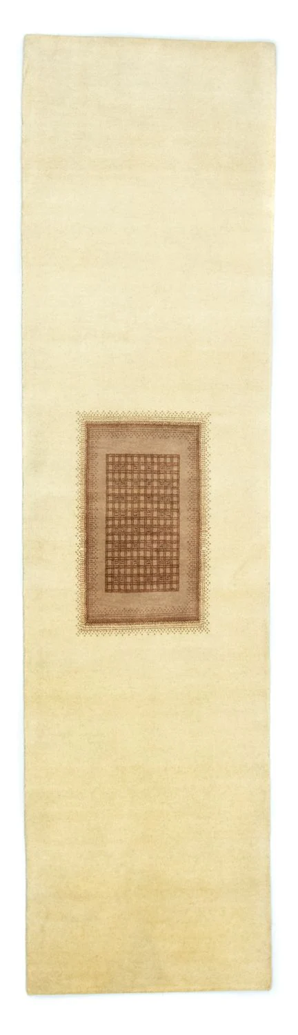 Gabbeh Teppich - Loribaft Perser 271 x 70 cm - beige