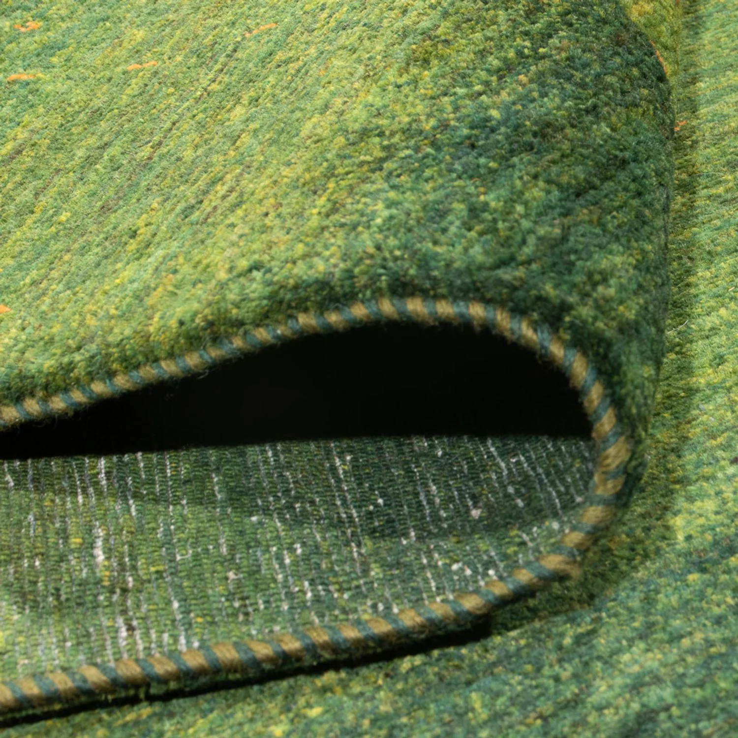 Gabbeh Teppich - Loribaft Perser - 306 x 212 cm - grün - Image 4