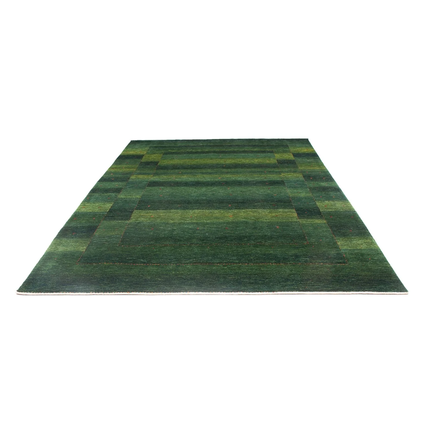 Gabbeh Teppich - Loribaft Perser - 322 x 213 cm - dunkelgrün - Image 5