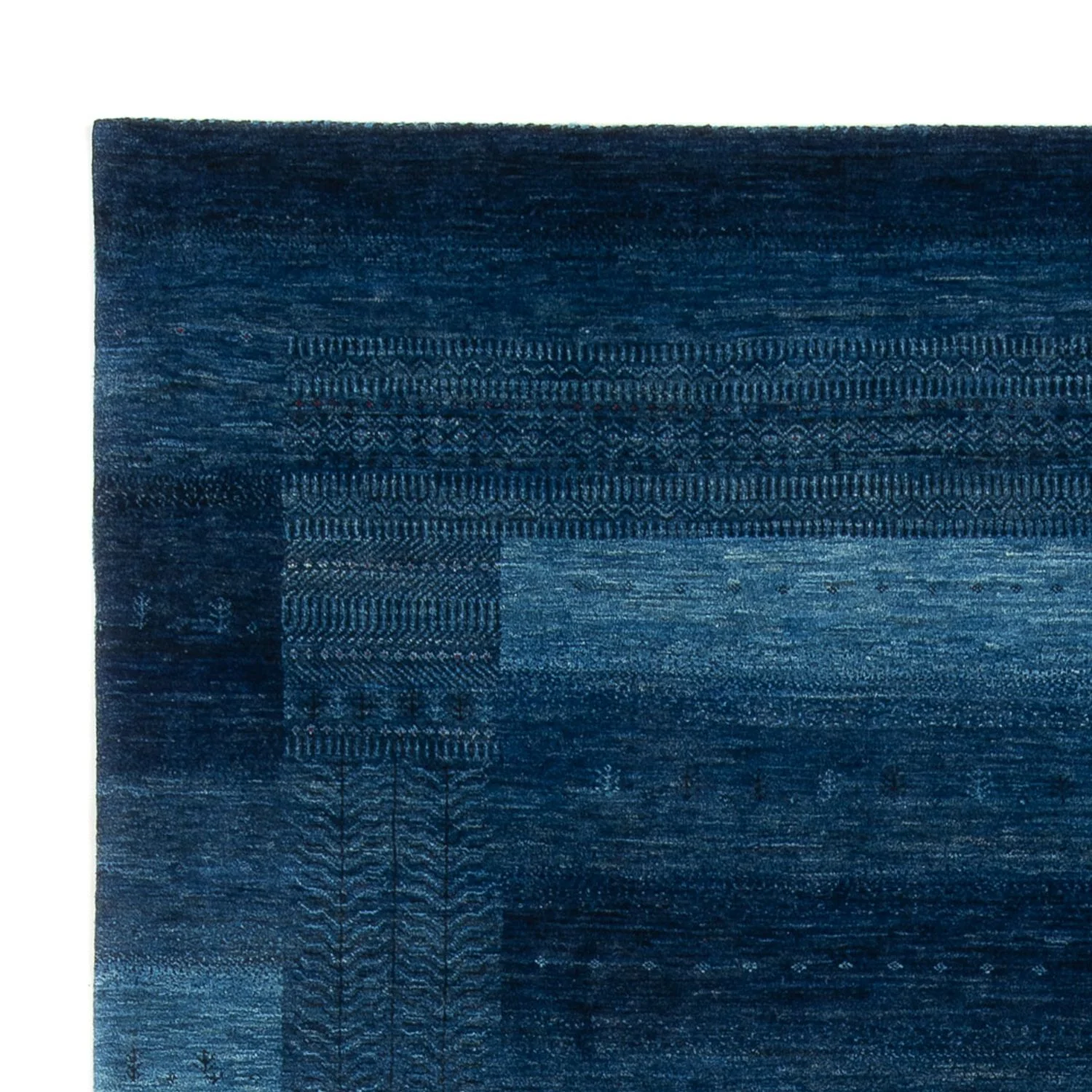 Gabbeh Teppich - Loribaft Perser - 322 x 226 cm - dunkelblau - Image 3