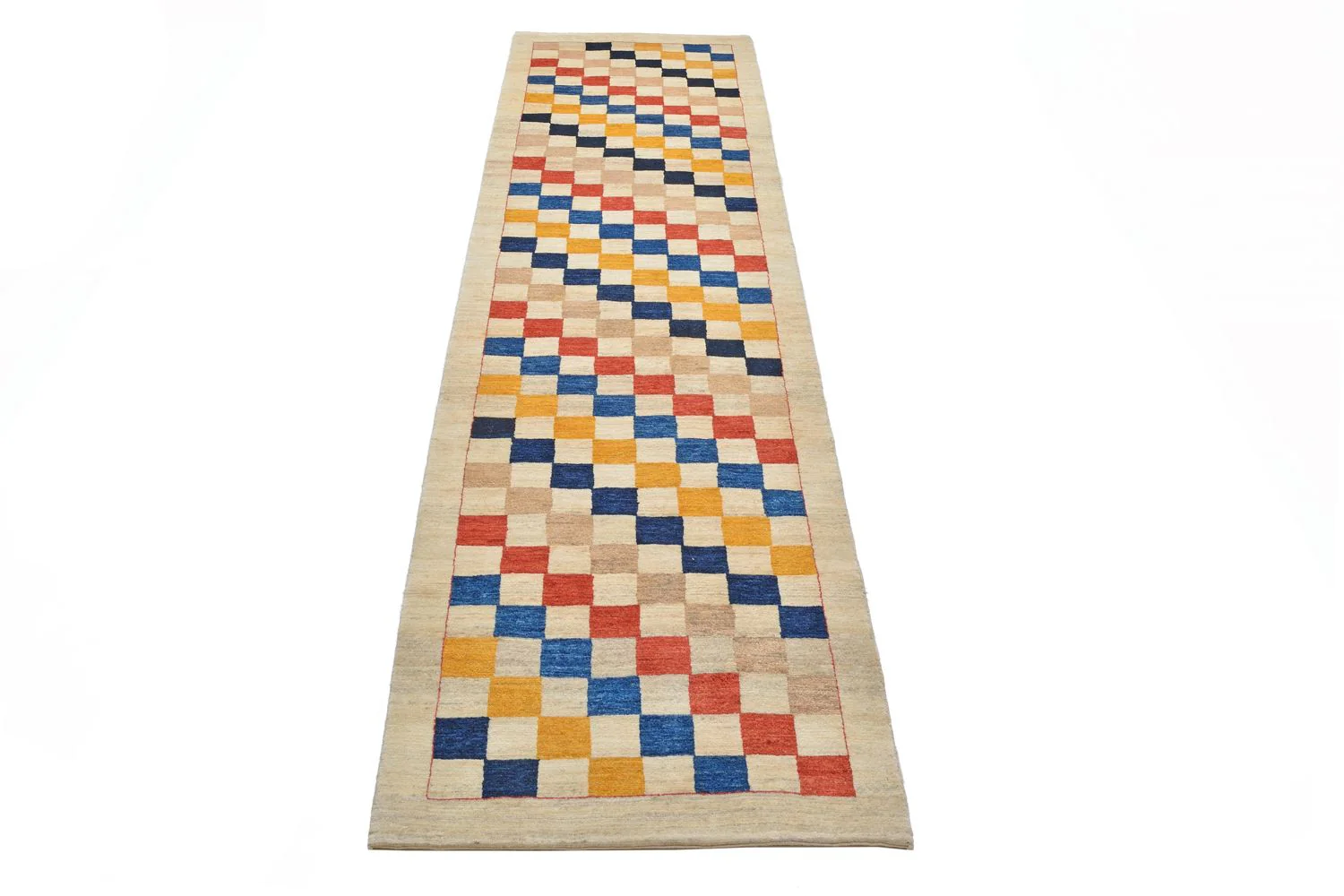Gabbeh Teppich - Loribaft Perser 381 x 93 cm - mehrfarbig - Image 4