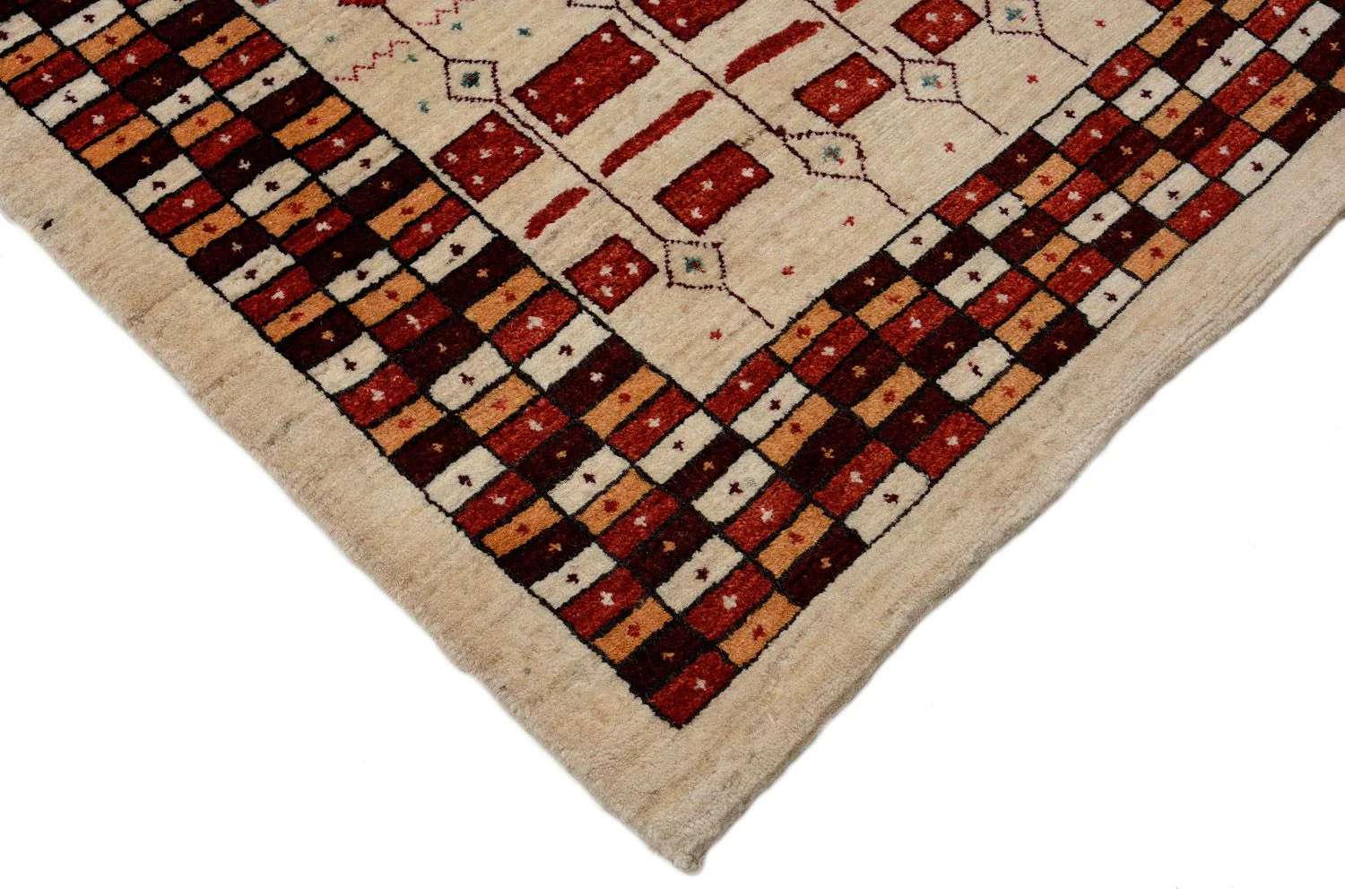 Gabbeh Teppich - Loribaft Perser 391 x 88 cm - mehrfarbig - Image 2