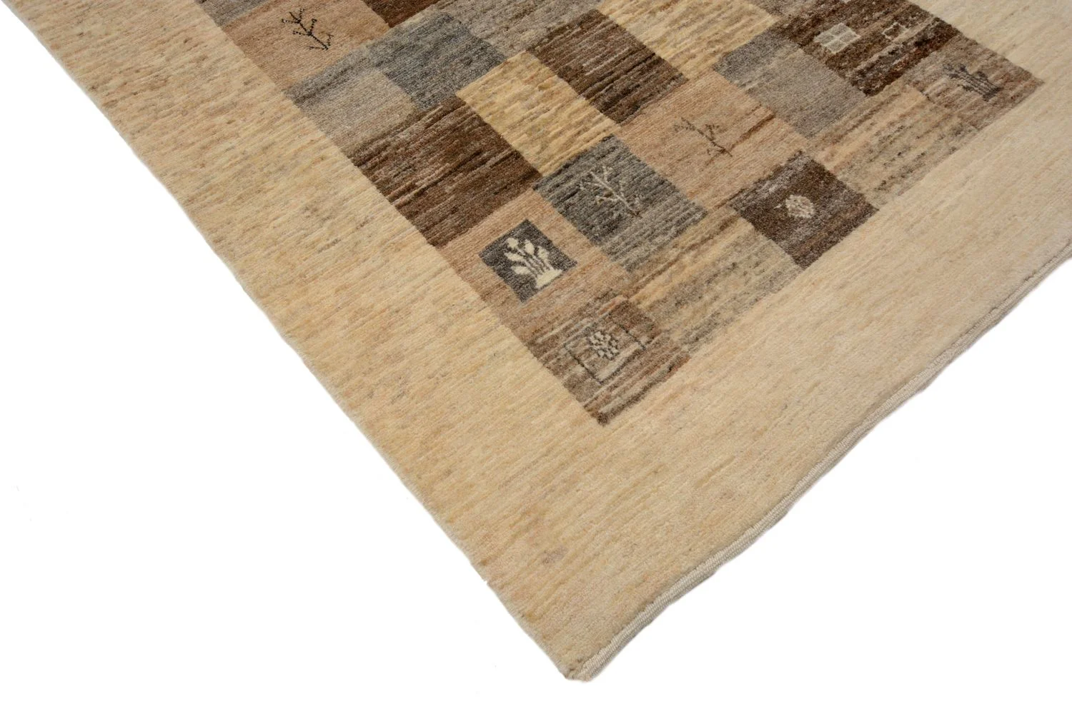 Gabbeh Teppich - Loribaft Perser 512 x 101 cm - hellbraun - Image 2