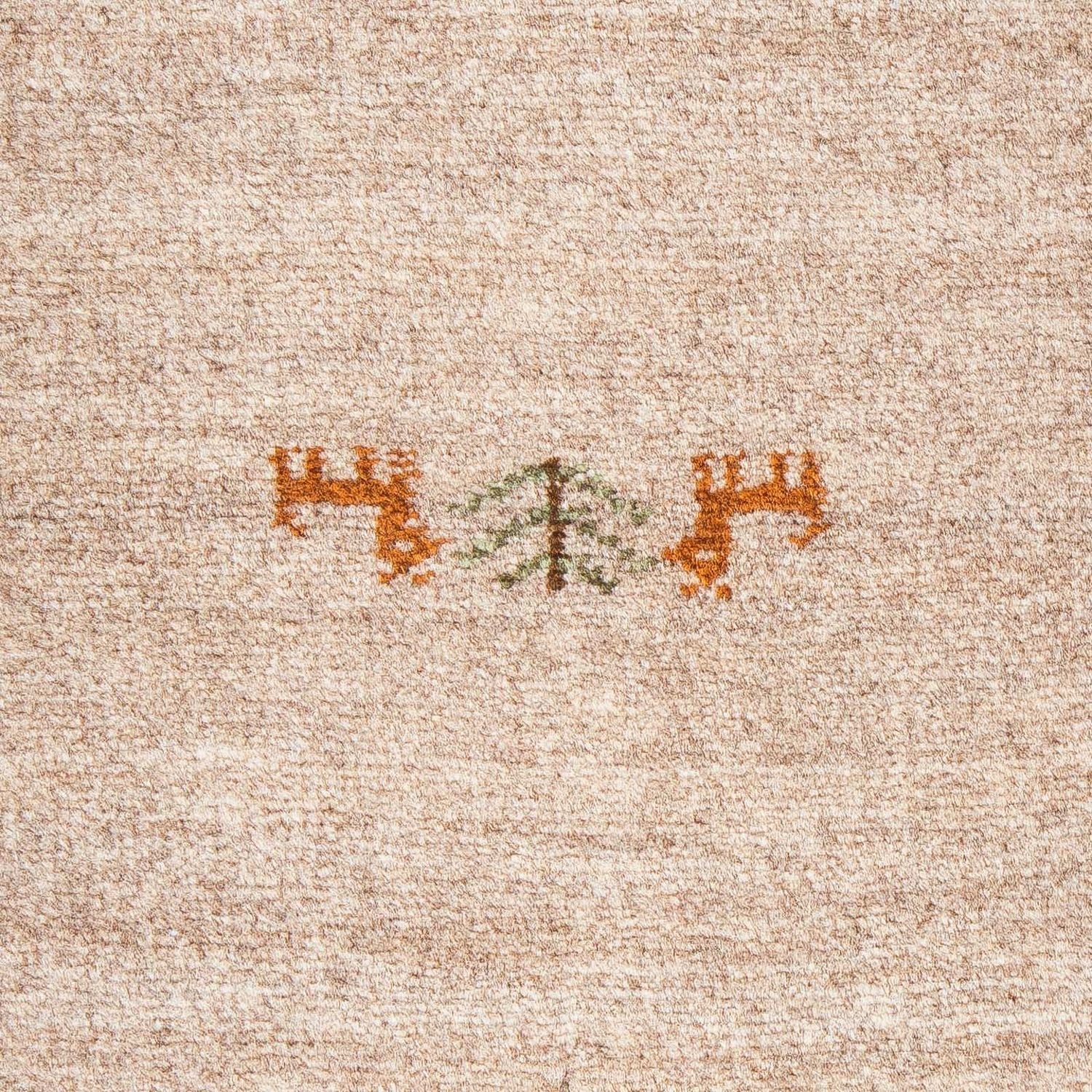 Gabbeh Teppich - Loribaft Perser 60 x 40 cm - hellchoco - Image 2