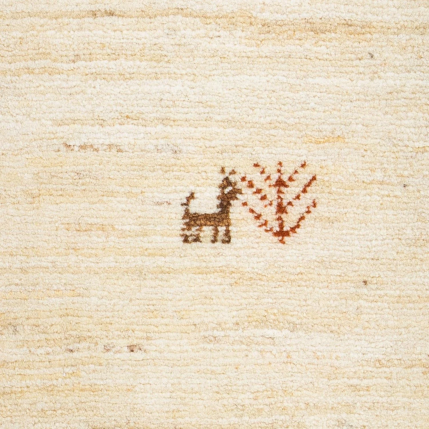 Gabbeh Teppich - Loribaft Perser 60 x 40 cm - beige - Image 2