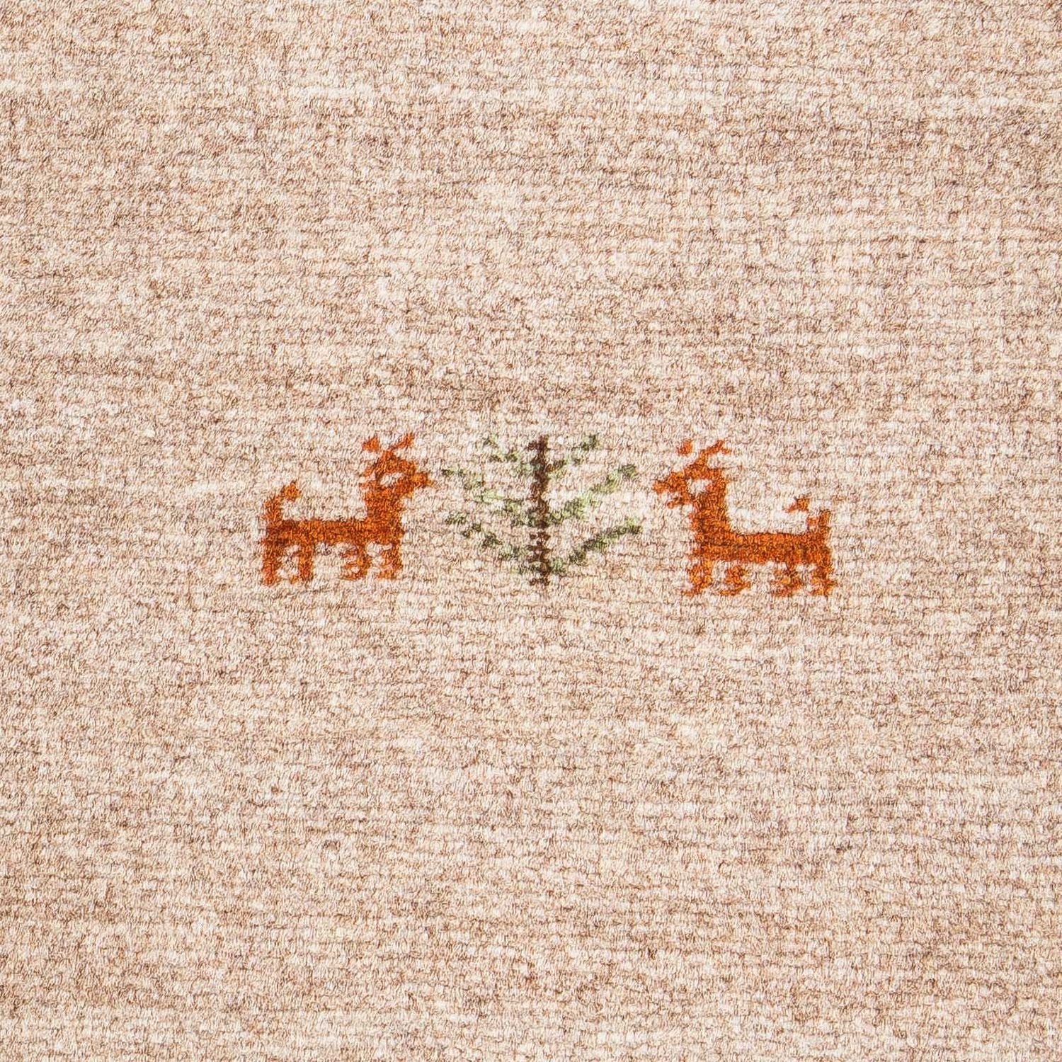 Gabbeh Teppich - Loribaft Perser 60 x 40 cm - hellchoco - Image 2