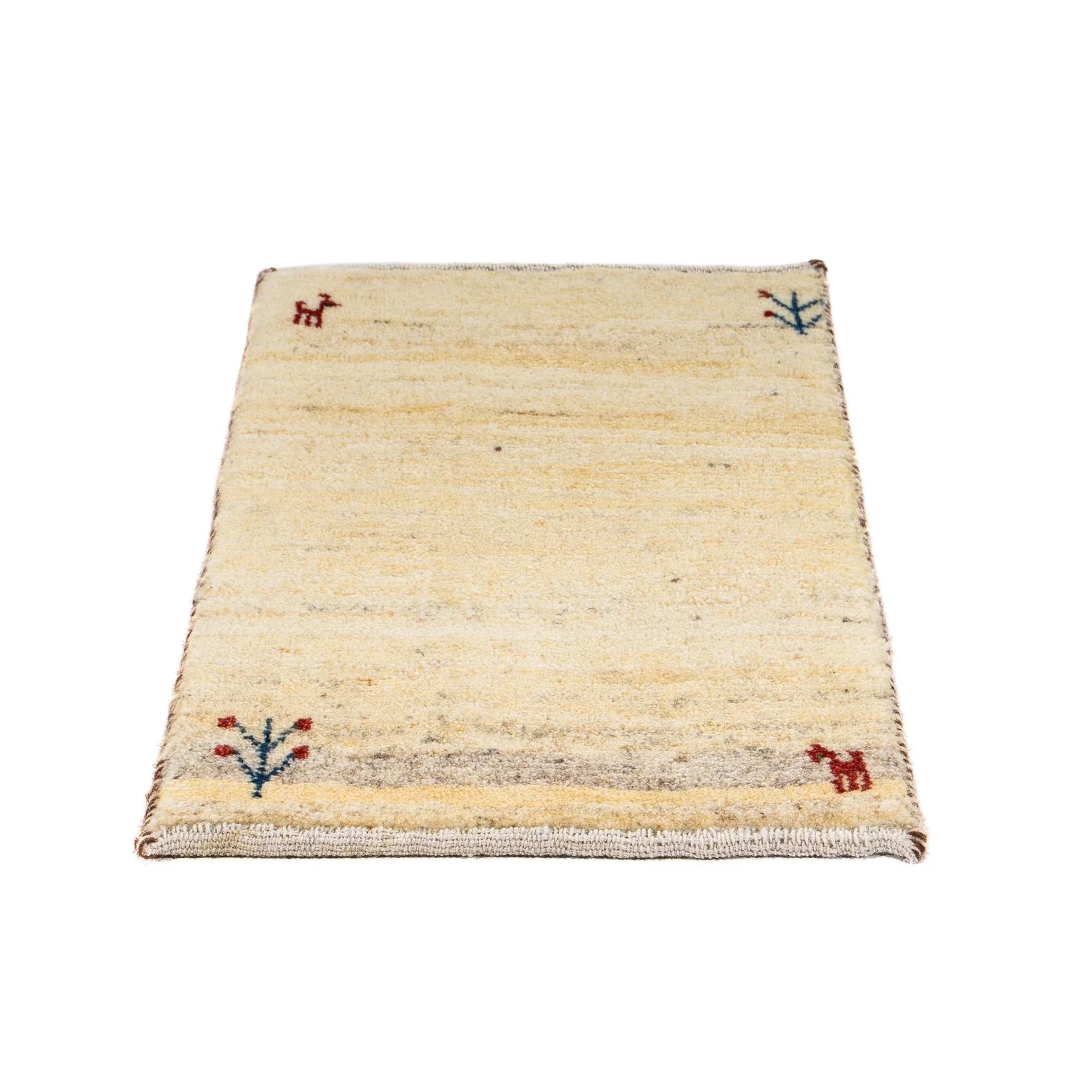 Gabbeh Teppich - Loribaft Perser 60 x 40 cm - beige - Image 4