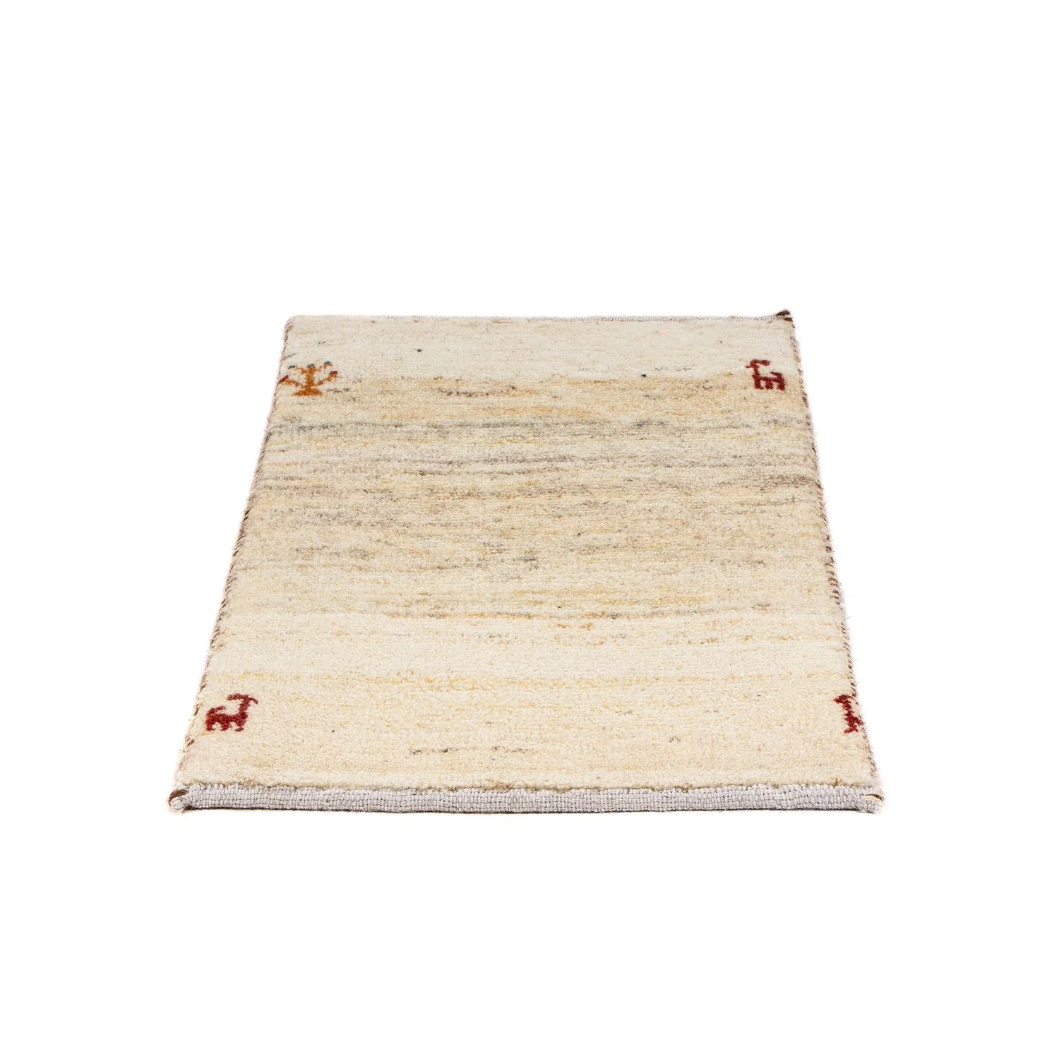 Gabbeh Teppich - Loribaft Perser 60 x 40 cm - beige - Image 4
