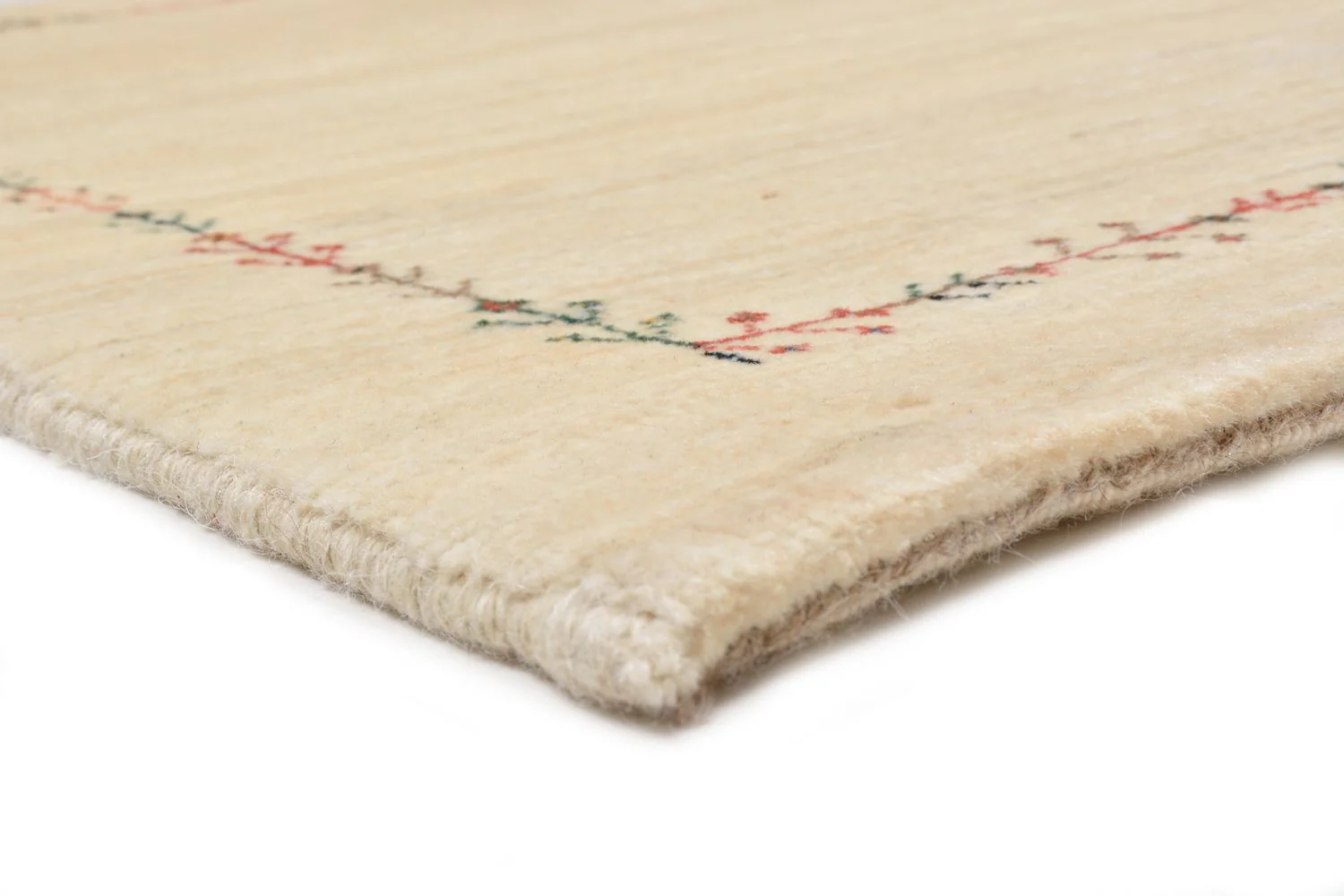 Gabbeh Teppich - Loribaft Perser 93 x 64 cm - natur - Image 3
