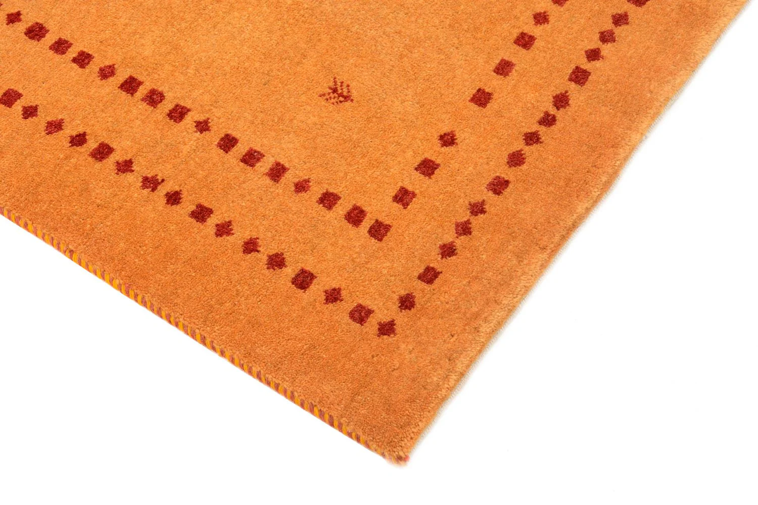 Gabbeh Teppich - Loribaft Perser 98 x 62 cm - orange - Image 2
