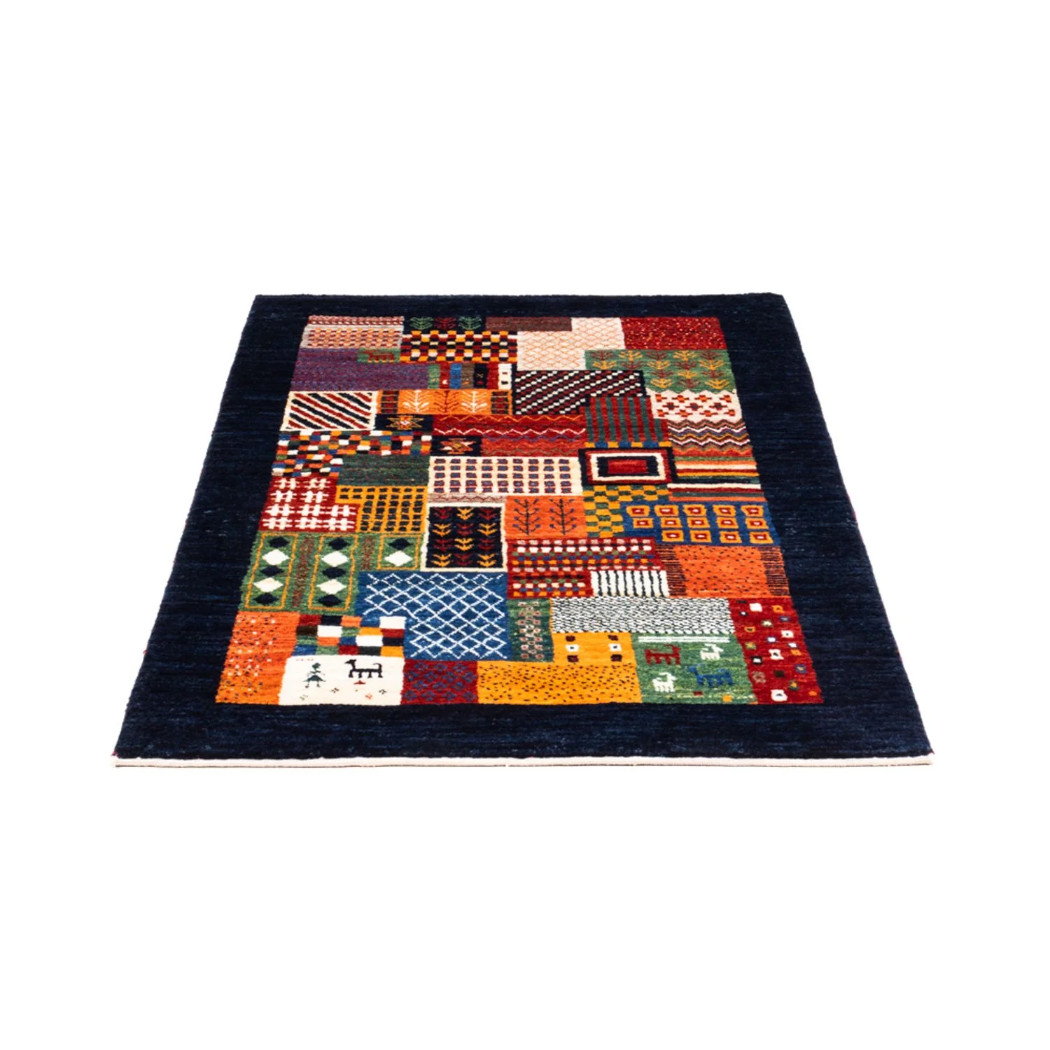 Gabbeh Teppich - Loribaft Perser - Royal - 123 x 84 cm - mehrfarbig - Image 5
