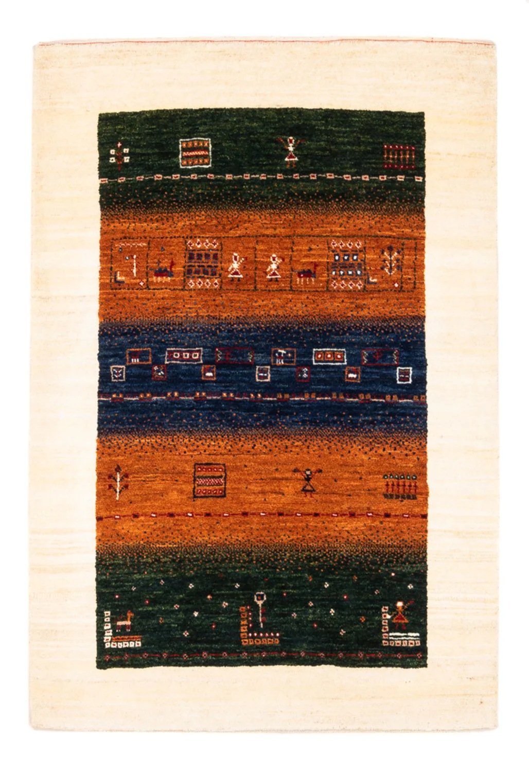 Loribaft Teppich Perser 129x88cm - Orientteppich