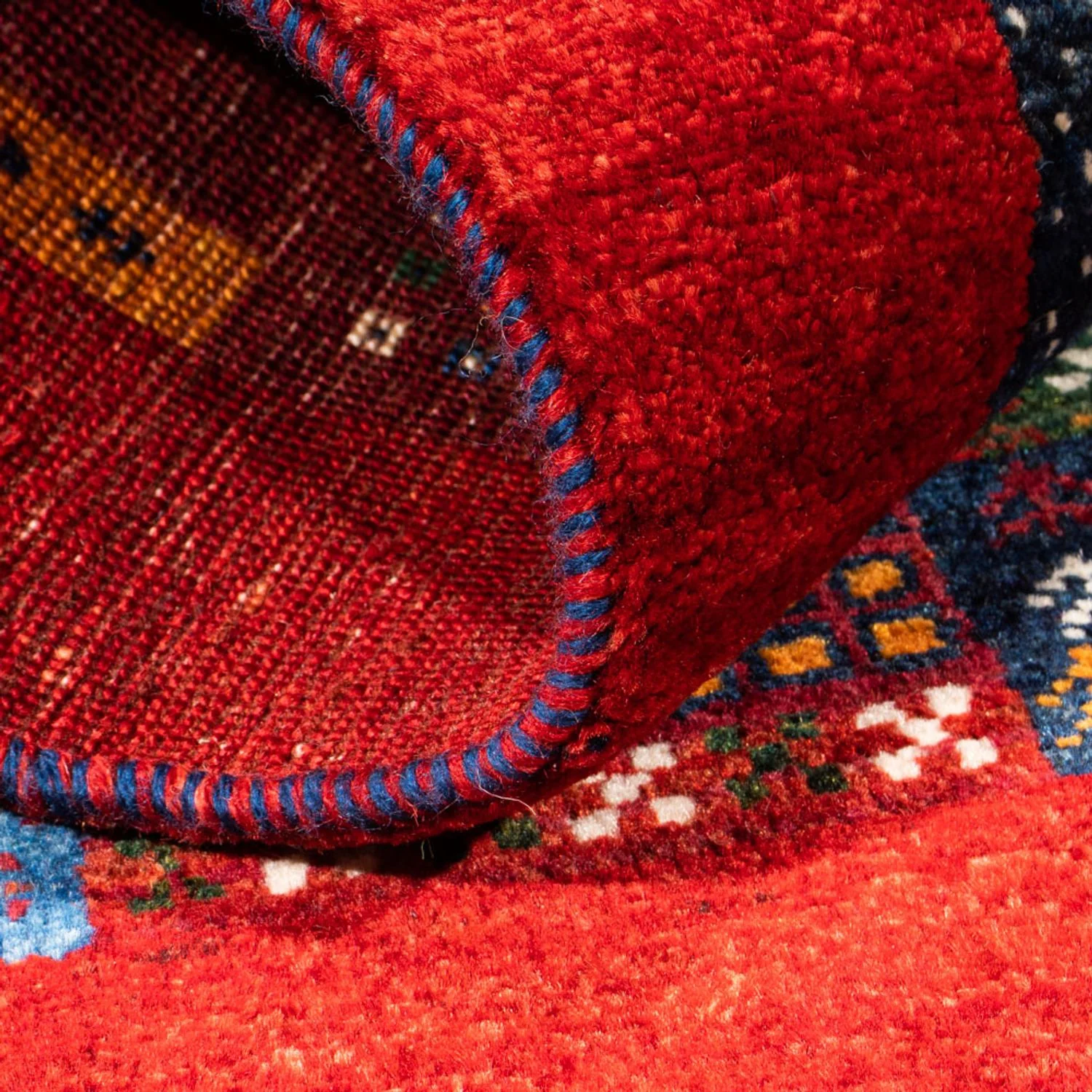 Gabbeh Teppich - Loribaft Perser - Royal - 130 x 83 cm - mehrfarbig - Image 4