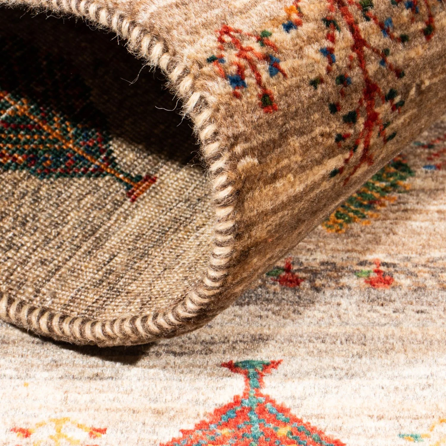 Gabbeh Teppich - Loribaft Perser - Royal - 130 x 84 cm - mehrfarbig - Image 4
