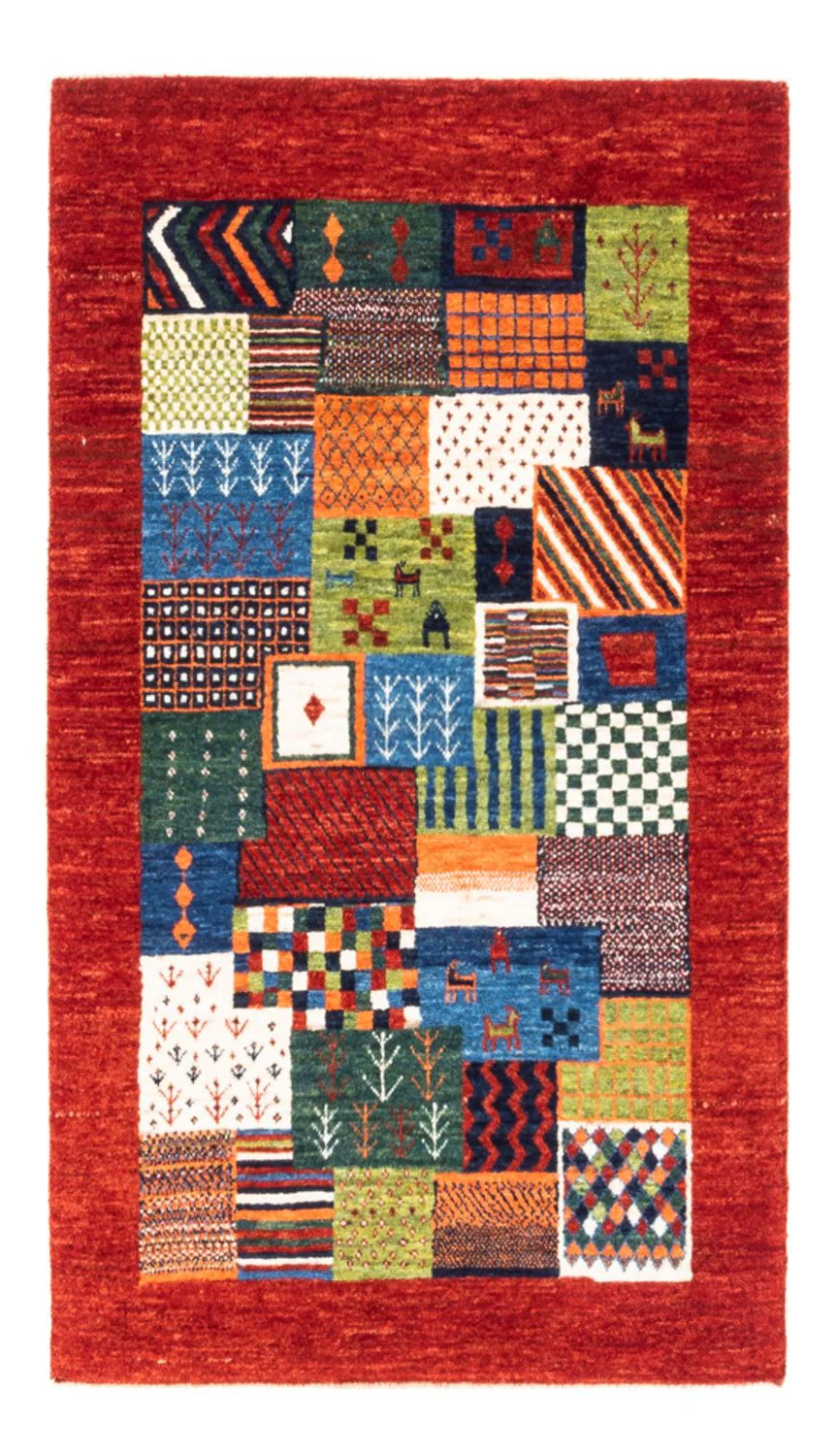 Gabbeh Teppich - Loribaft Perser - Royal - 131 x 81 cm - mehrfarbig