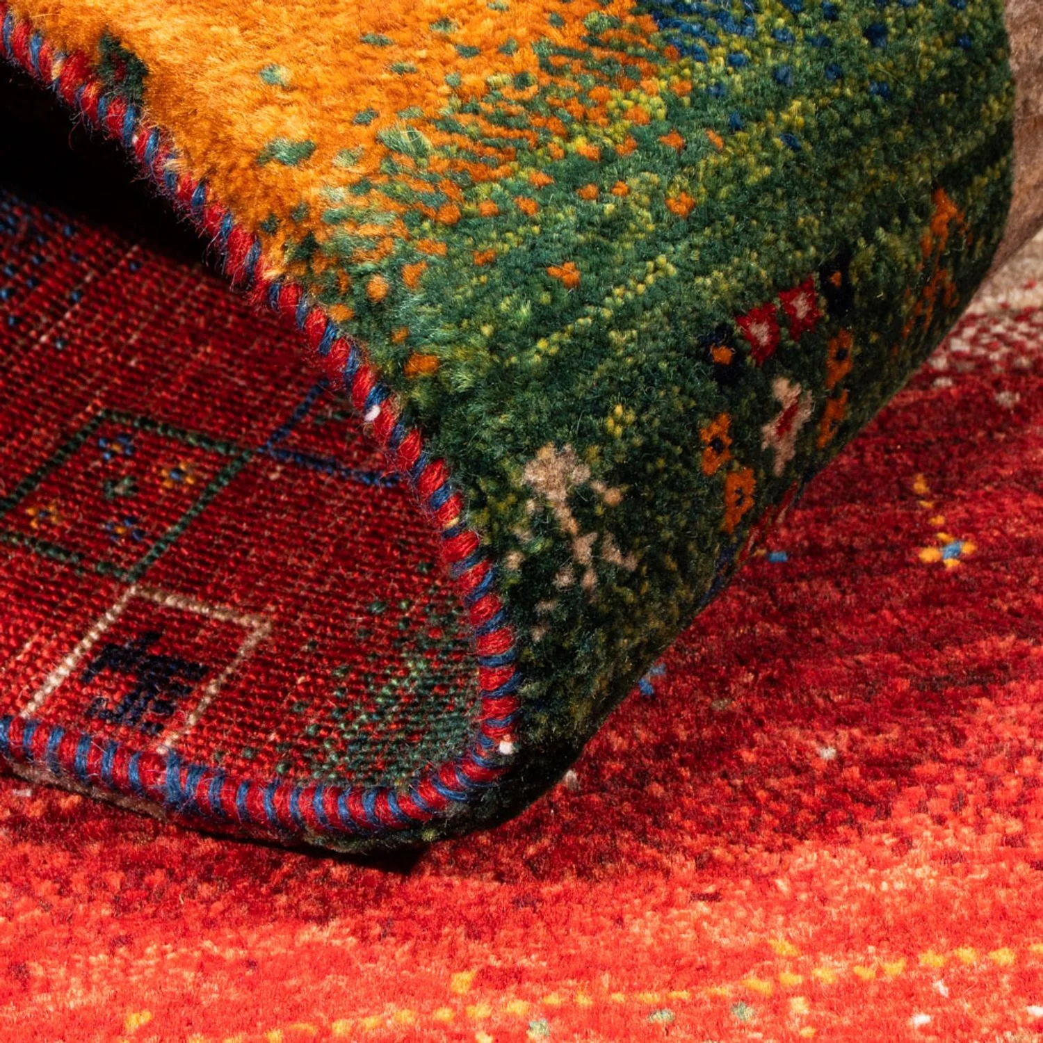 Gabbeh Teppich - Loribaft Perser - Royal - 136 x 85 cm - mehrfarbig - Image 4
