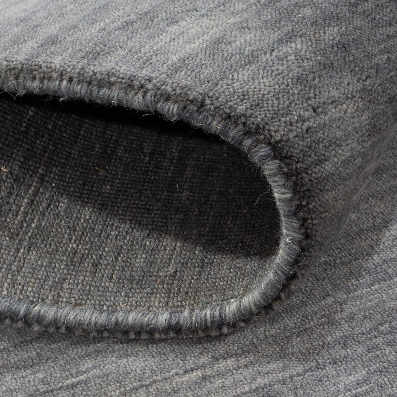 Gabbeh Teppich - Loribaft Softy - 160 x 90 cm - grau - Image 4