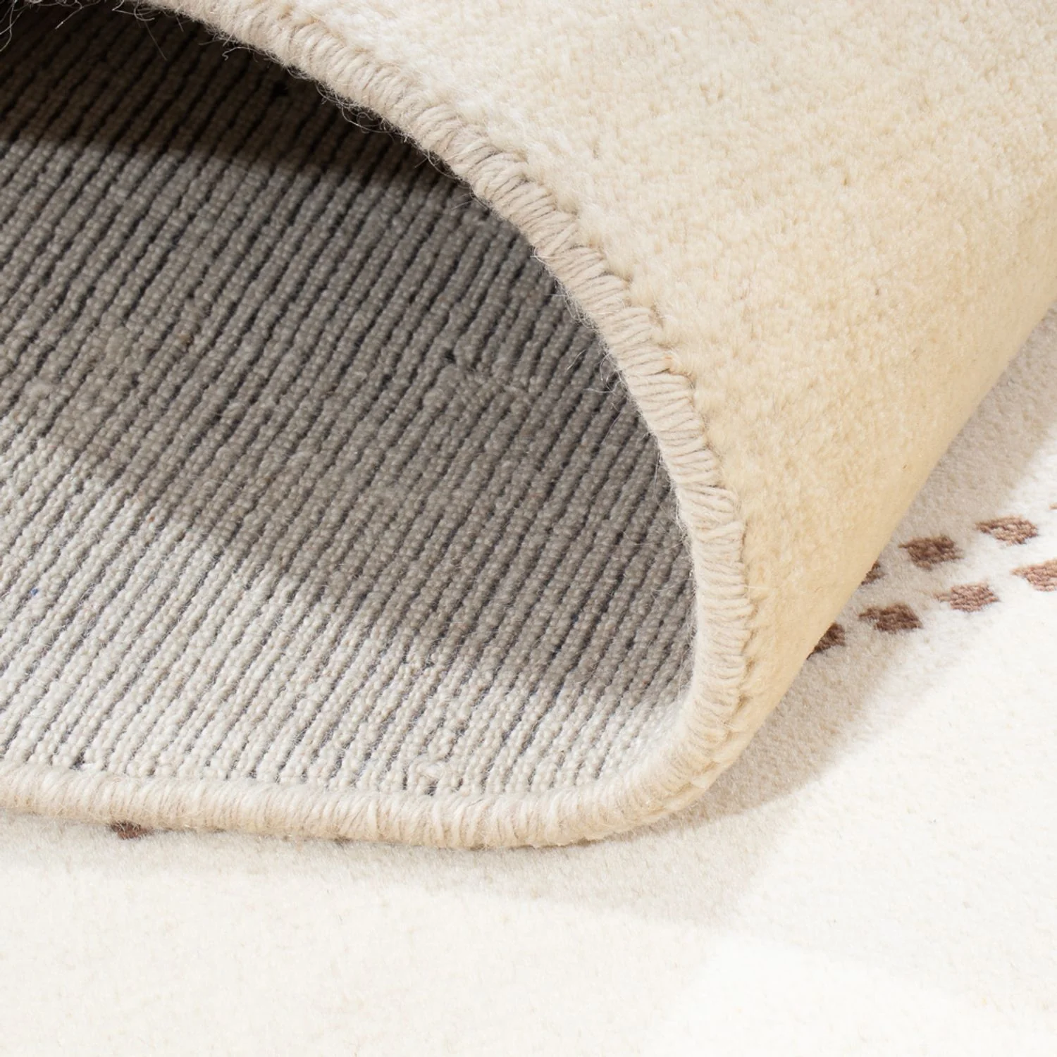Gabbeh Teppich - Loribaft Softy - 174 x 120 cm - beige - Image 4
