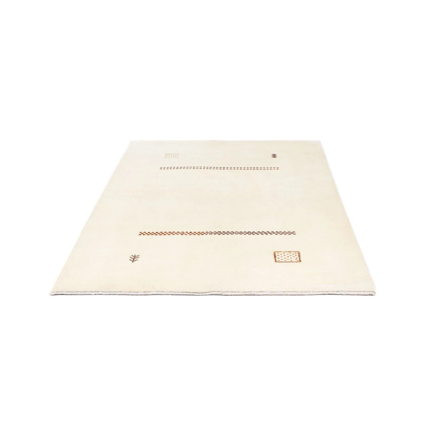 Gabbeh Teppich - Loribaft Softy - 174 x 120 cm - beige - Image 5
