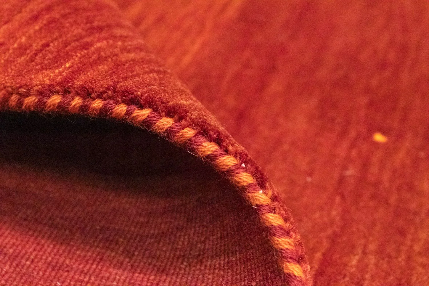 Gabbeh Teppich - Loribaft Softy 239 x 175 cm - rot - Image 4