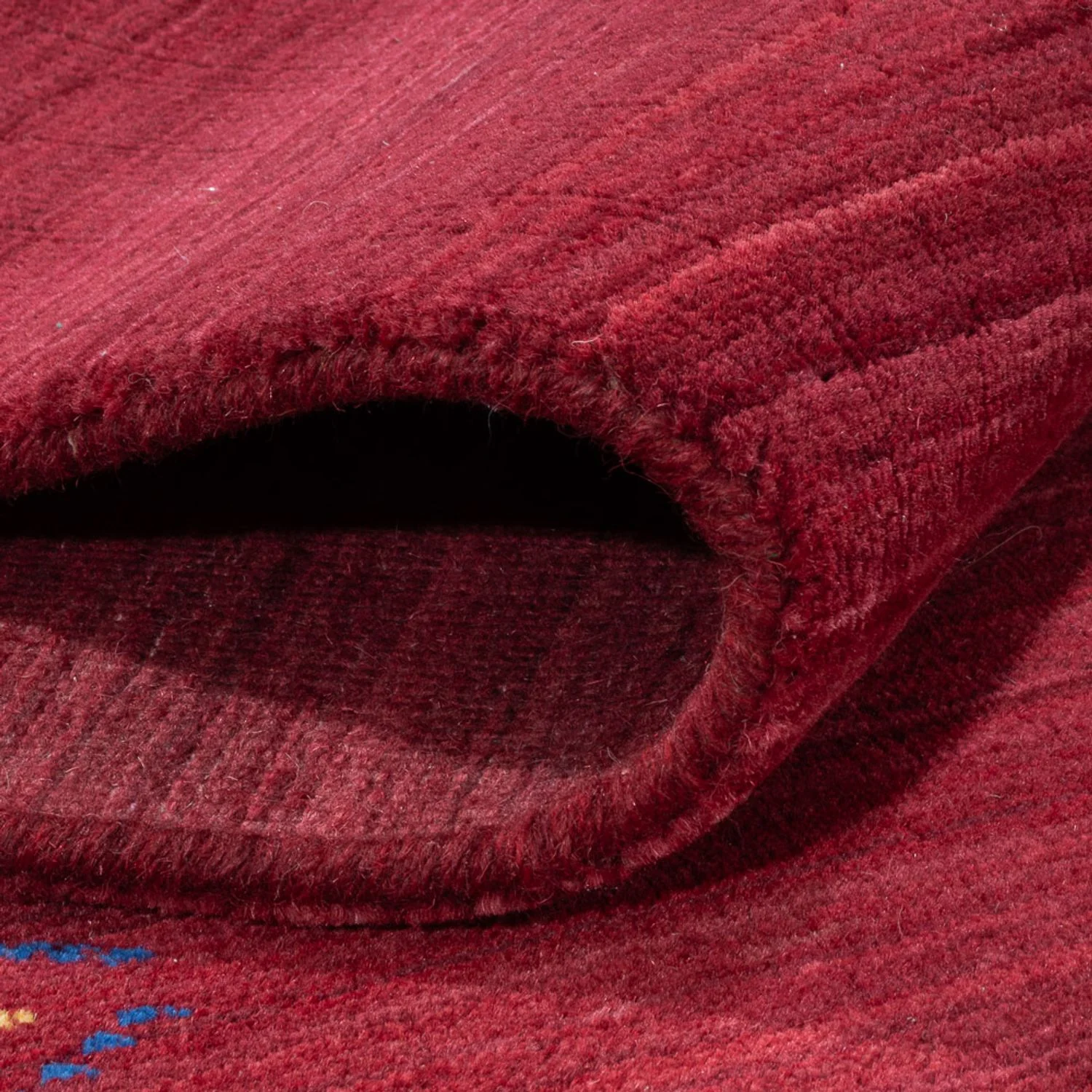 Gabbeh Teppich - Loribaft Softy - 240 x 170 cm - rot - Image 4