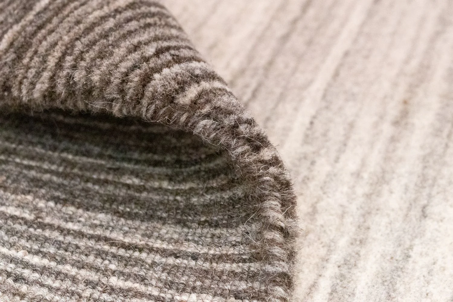 Gabbeh Teppich - Loribaft Softy 241 x 176 cm - beige - Image 4