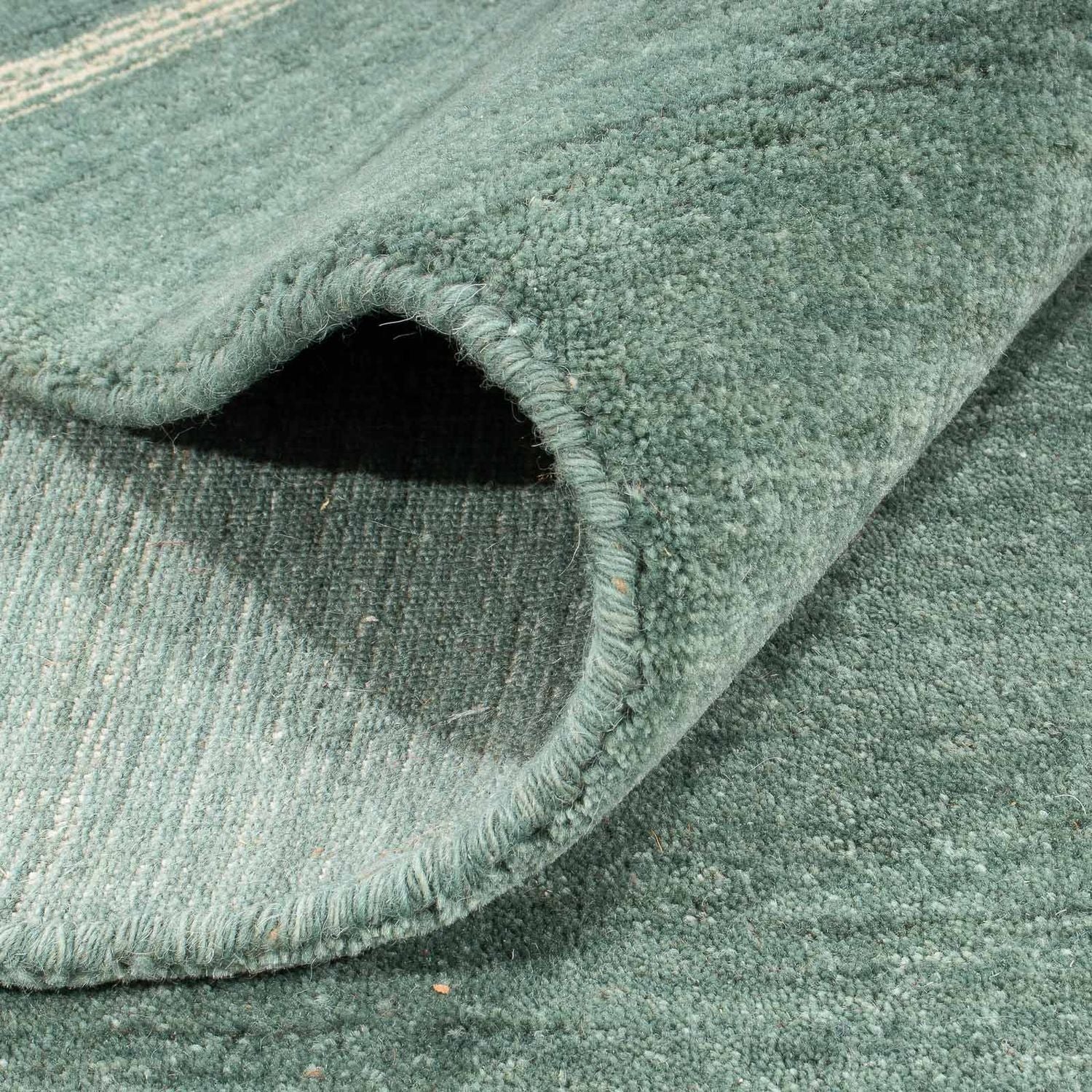 Gabbeh Teppich - Loribaft Softy - 250 x 200 cm - grün - Image 4