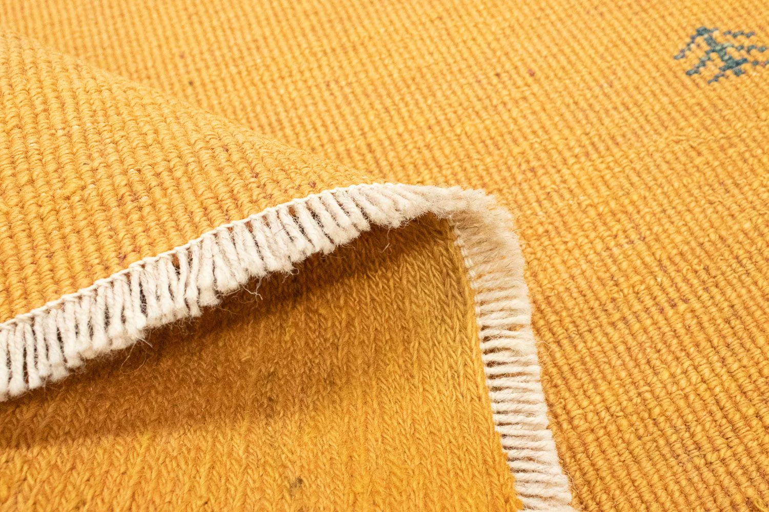 Gabbeh Teppich - Perser 123 x 78 cm - gold - Image 4