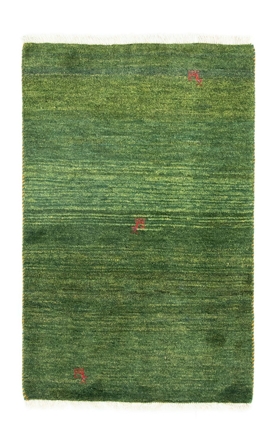 Gabbeh Teppich - Perser 125 x 80 cm - grün