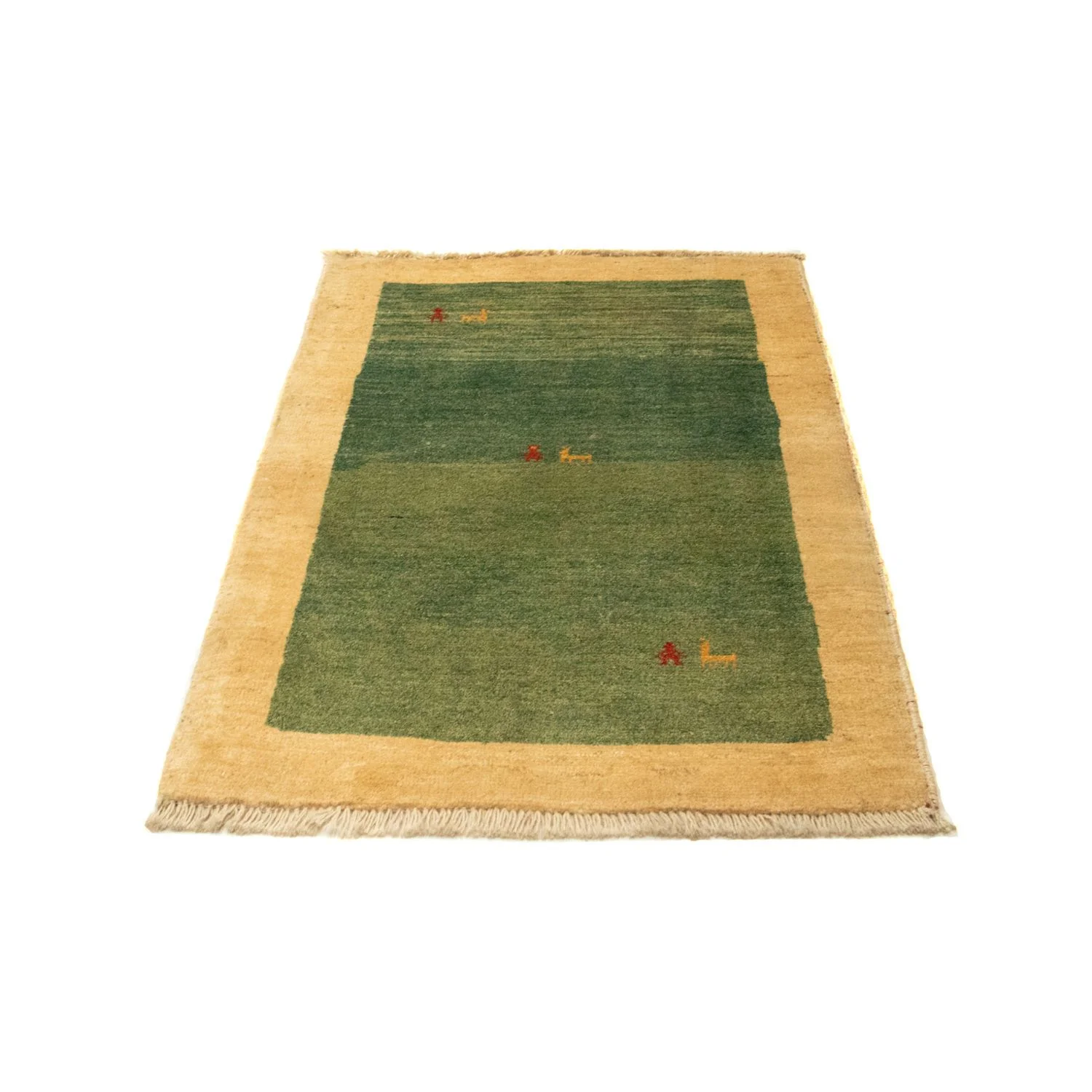 Gabbeh Teppich - Perser 125 x 87 cm - grün - Image 4