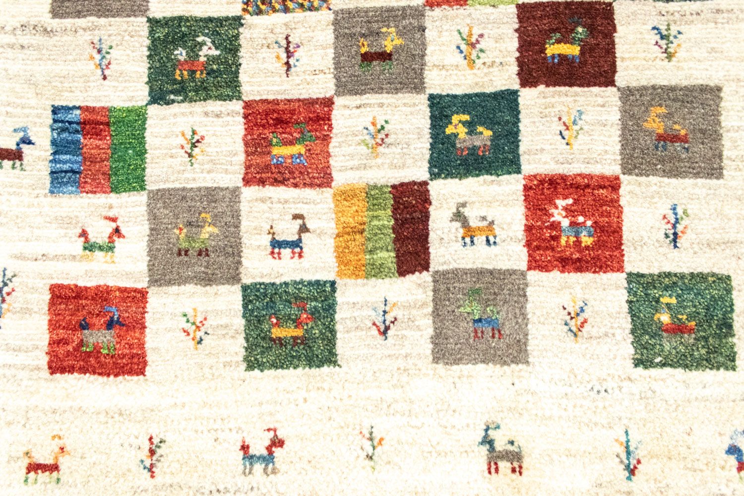 Gabbeh Teppich - Perser 129 x 80 cm - bunt - Image 2