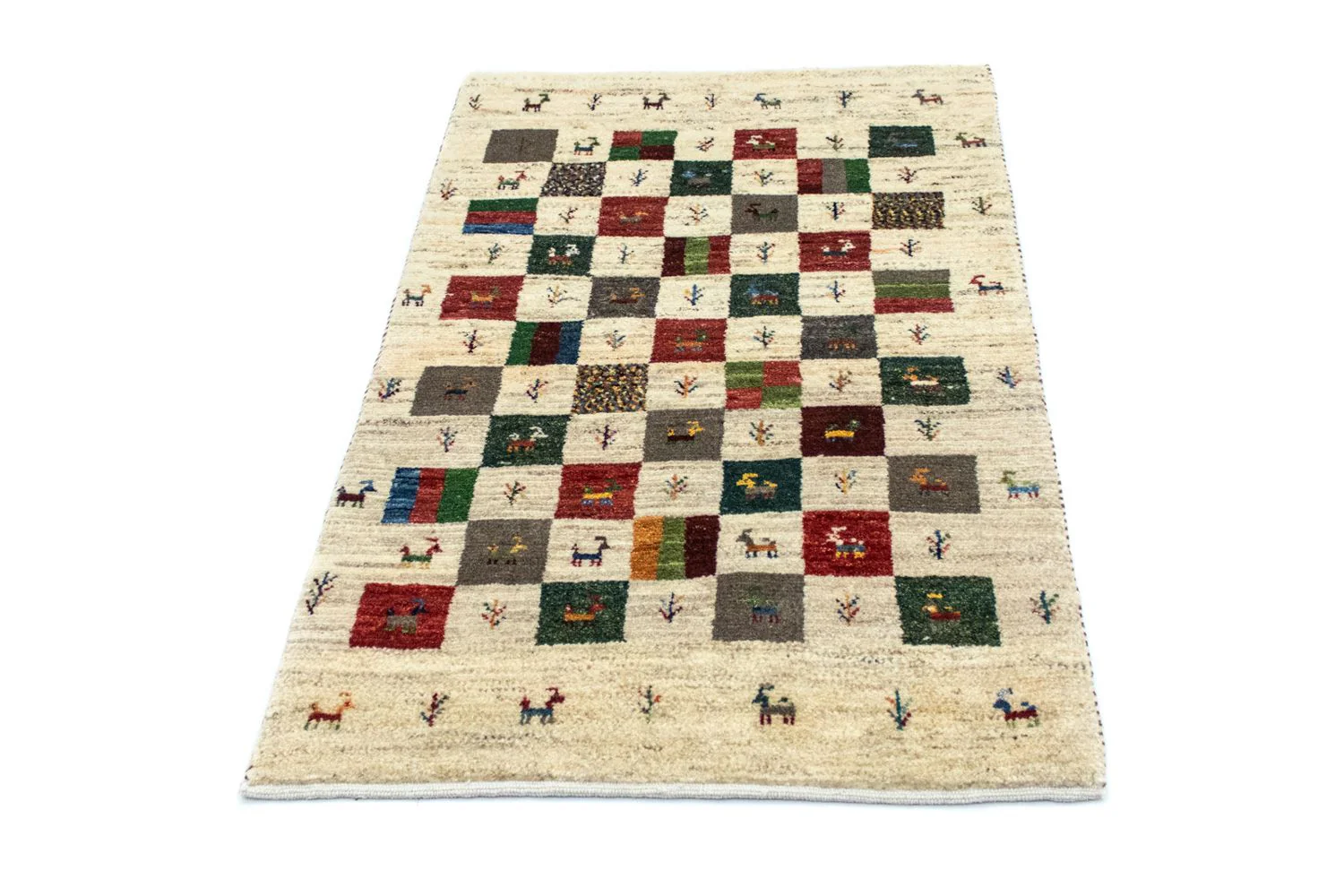 Gabbeh Teppich - Perser 129 x 80 cm - bunt - Image 5