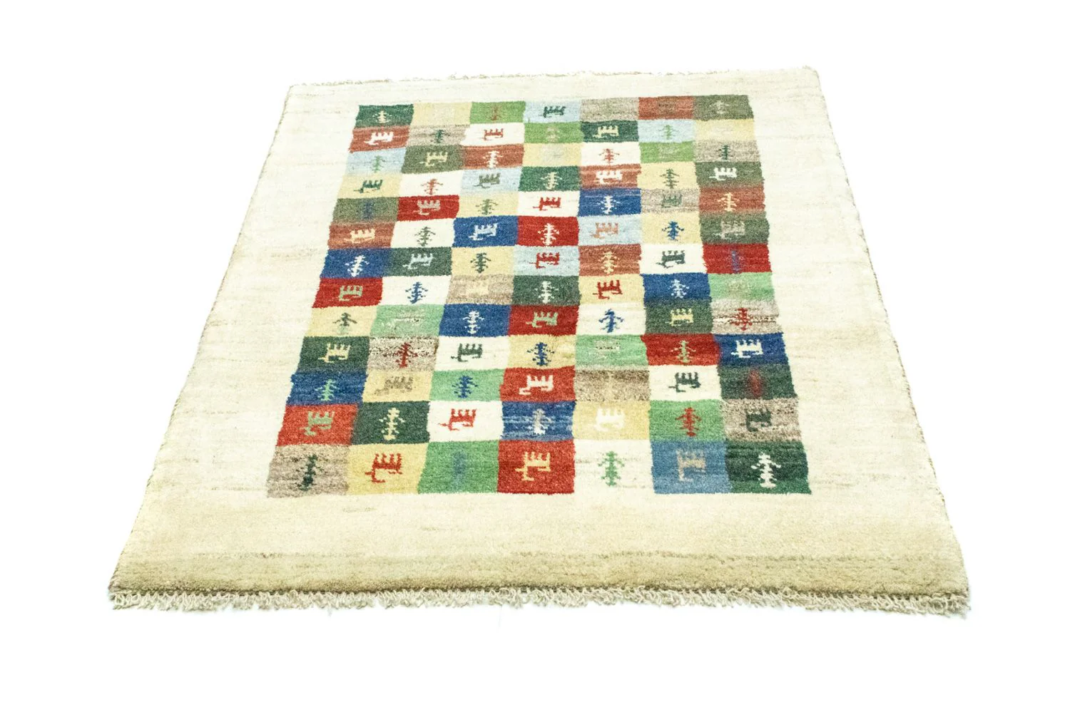 Gabbeh Teppich - Perser 136 x 100 cm - bunt - Image 5