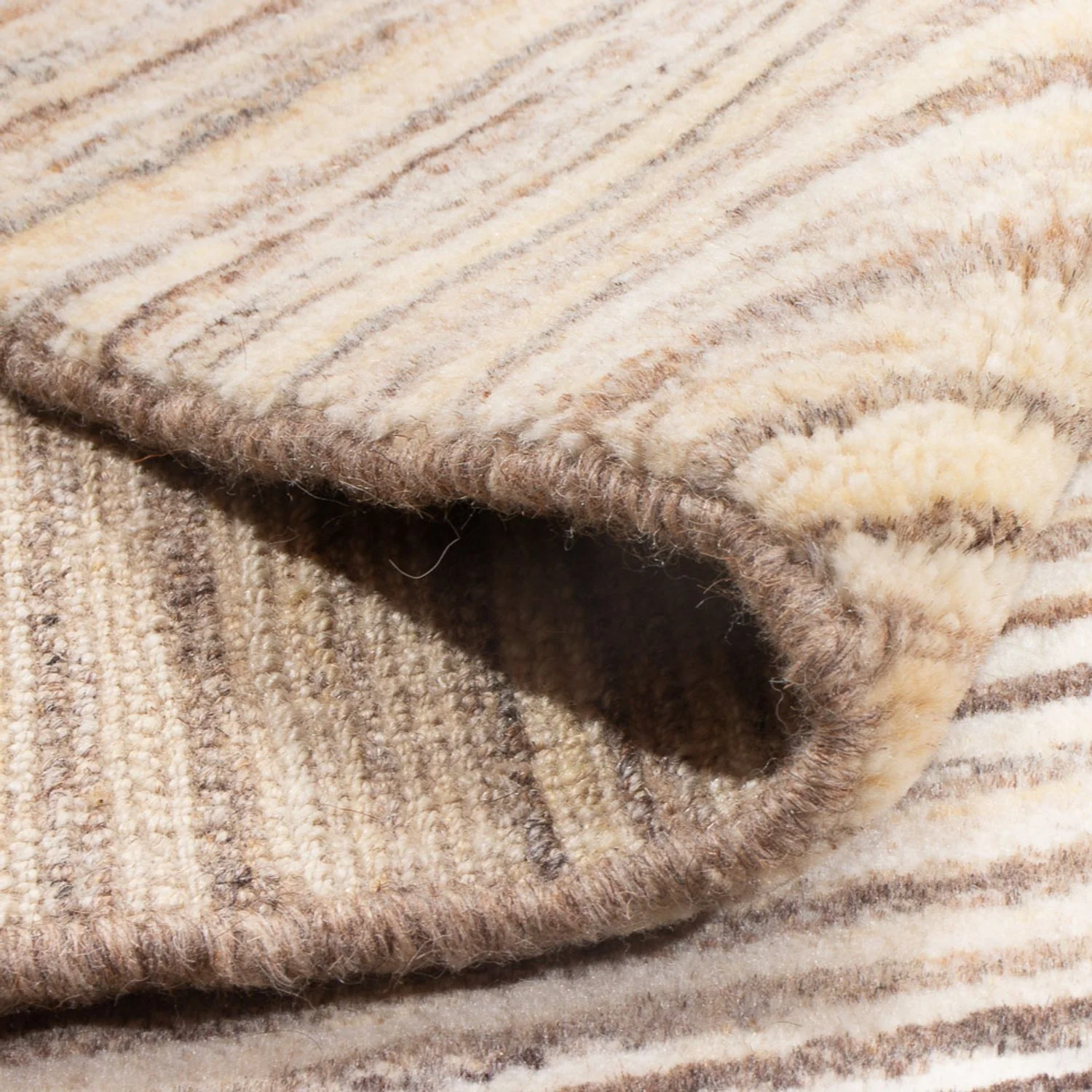 Gabbeh Teppich - Perser - 142 x 98 cm - hellbeige - Image 4
