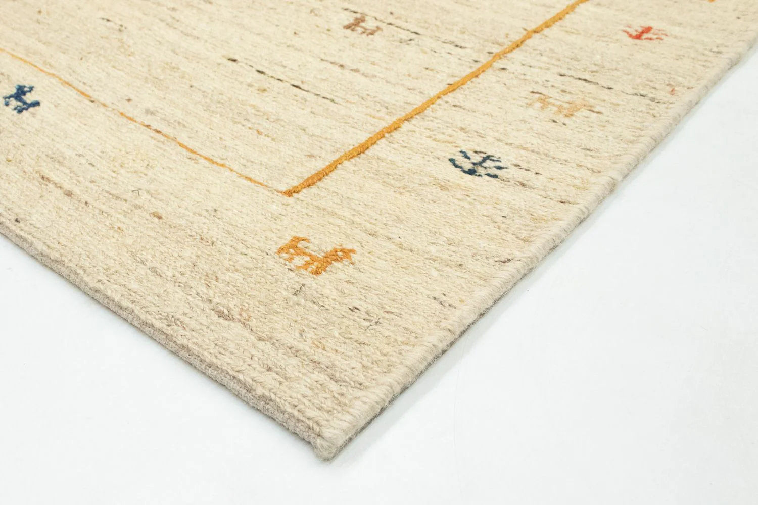 Gabbeh Teppich - Perser 143 x 97 cm - beige - Image 2