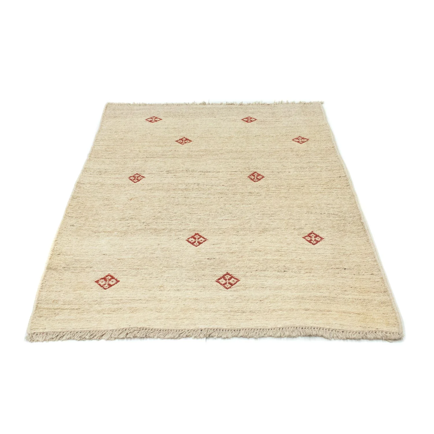 Gabbeh Teppich - Perser 145 x 100 cm - beige - Image 5