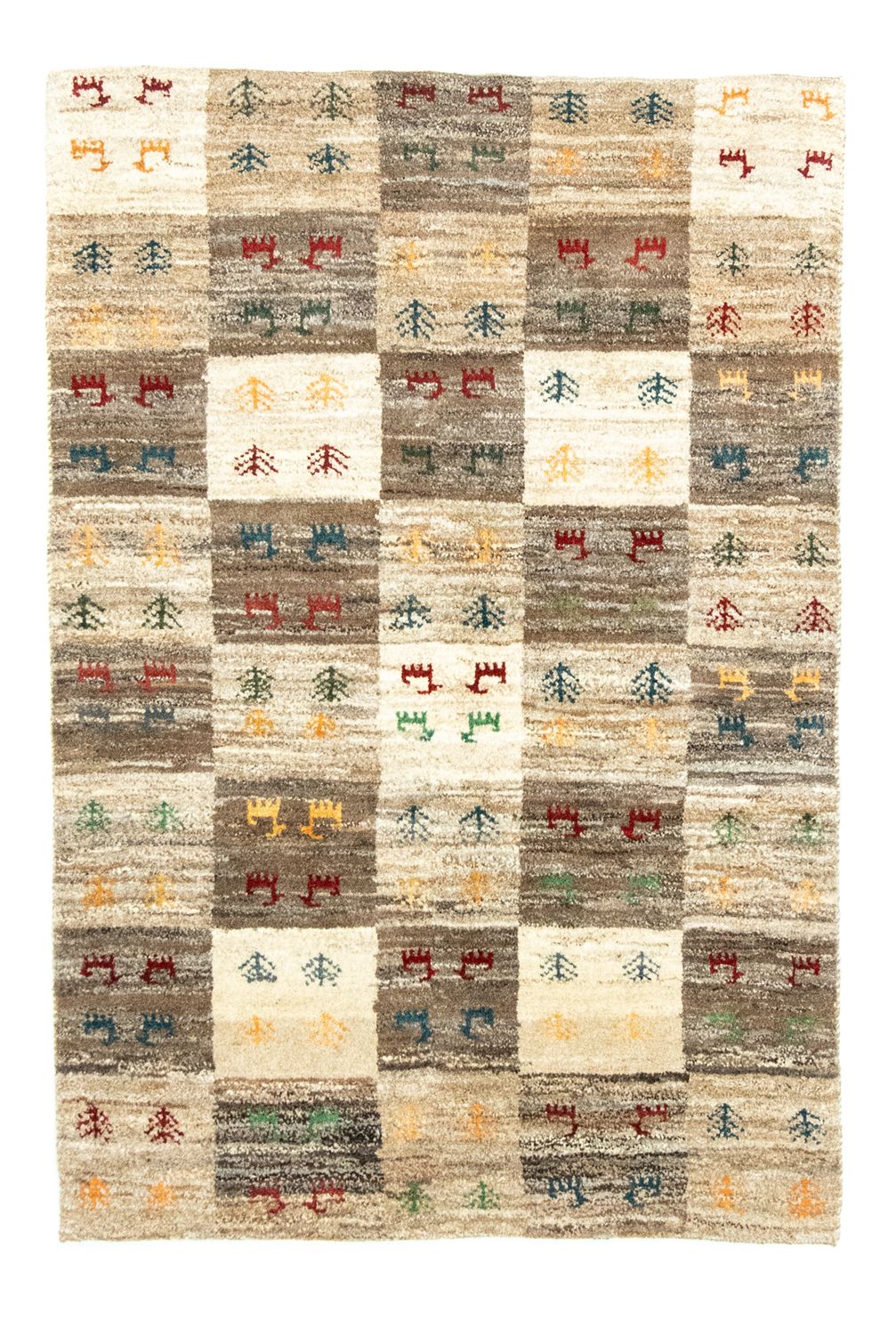 Gabbeh Teppich - Perser 149 x 101 cm - bunt