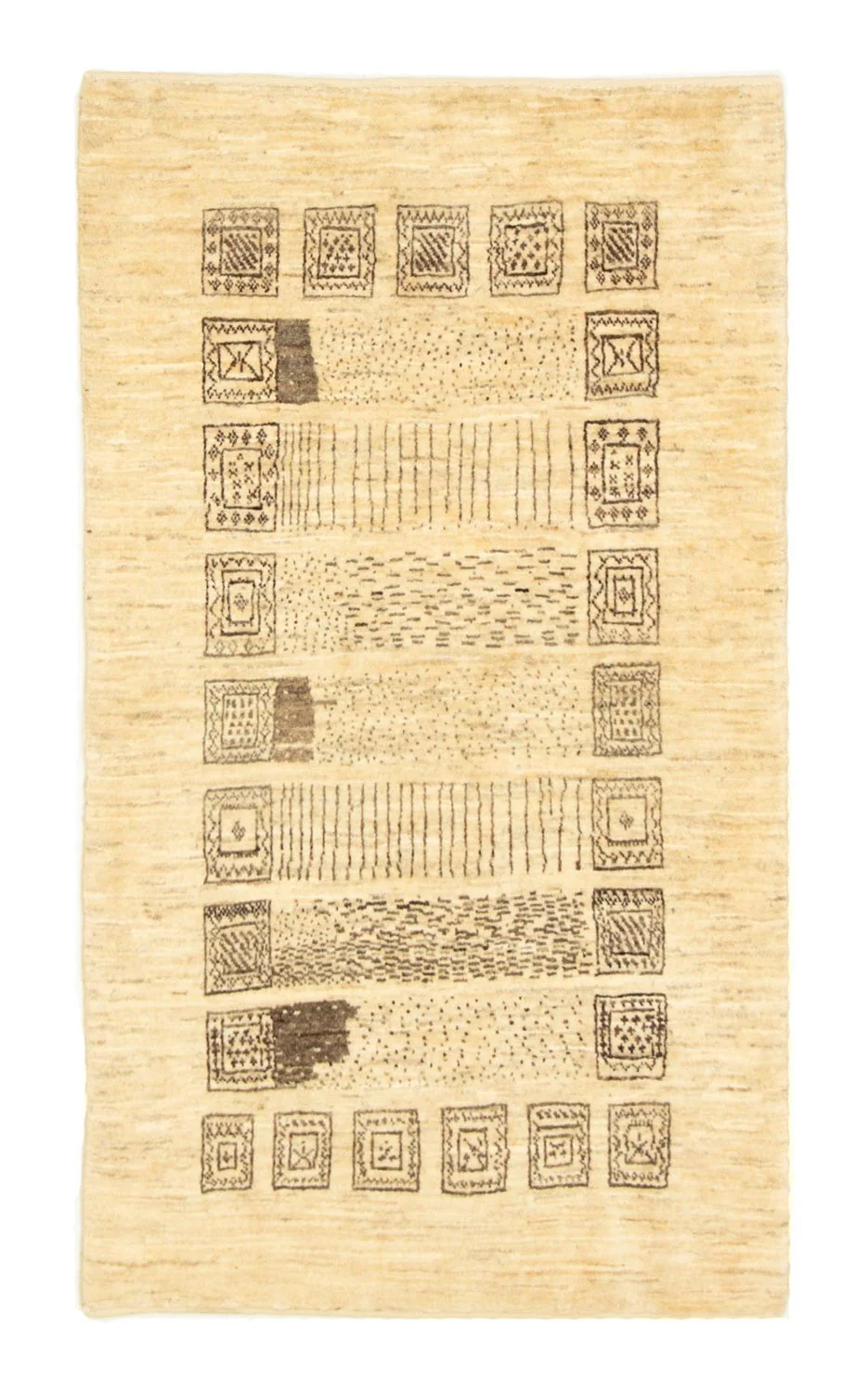 Gabbeh Teppich - Perser 150 x 87 cm - beige