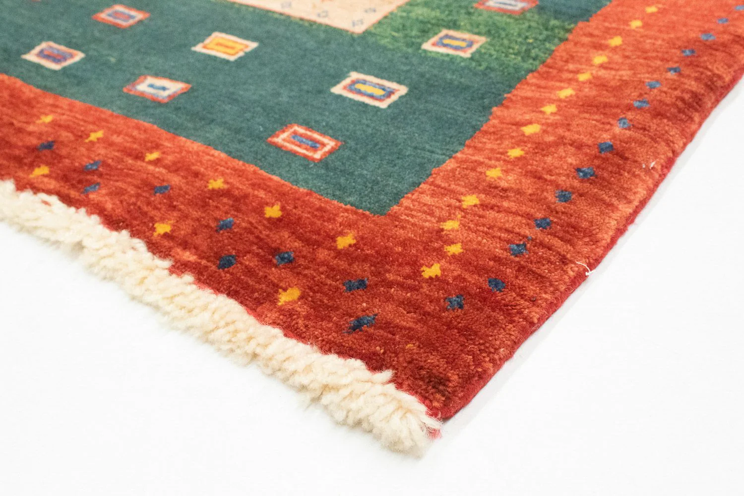 Gabbeh Teppich - Perser 153 x 103 cm - gold - Image 2