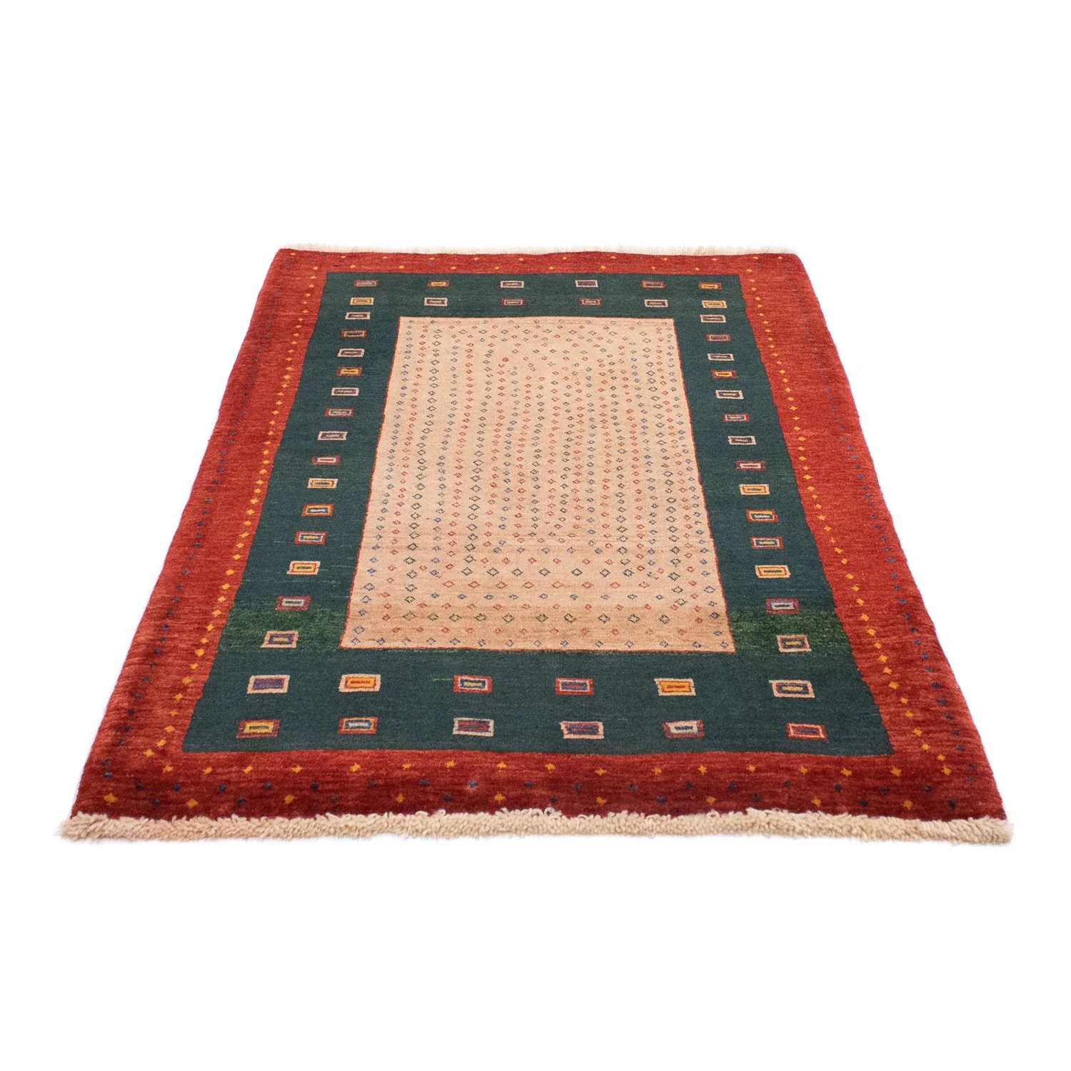 Gabbeh Teppich - Perser 153 x 103 cm - gold - Image 5