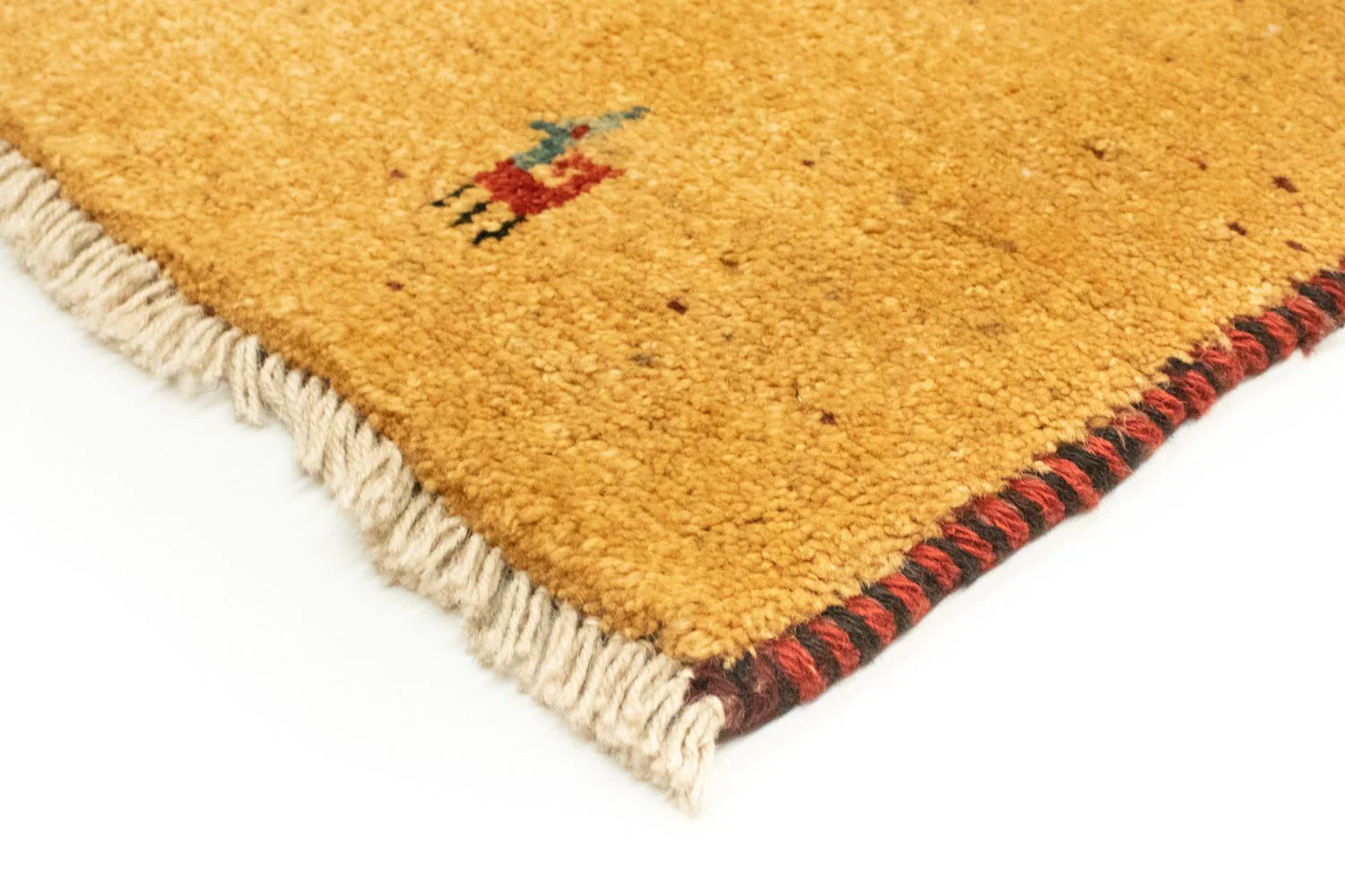 Gabbeh Teppich - Perser 170 x 137 cm - gold - Image 2