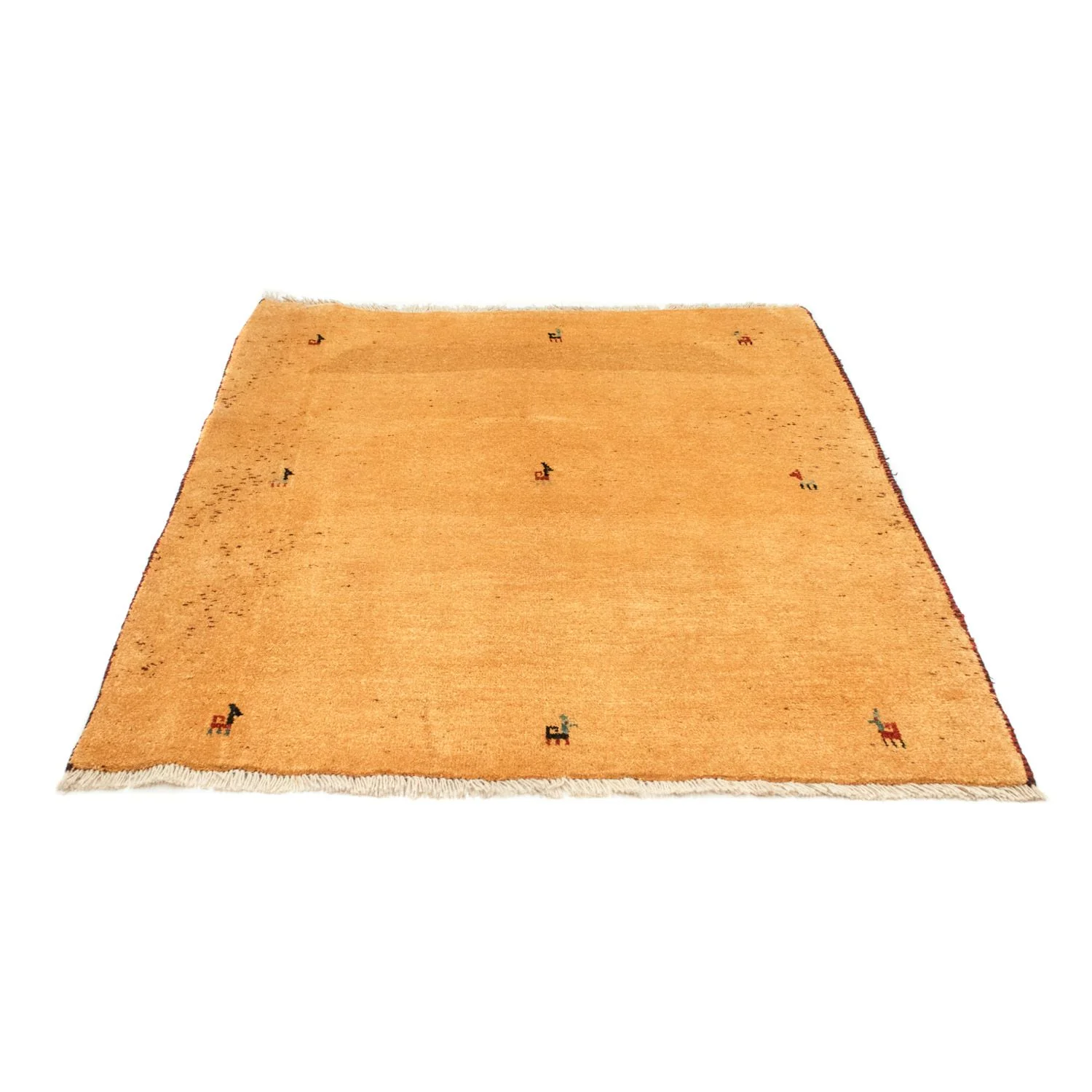 Gabbeh Teppich - Perser 170 x 137 cm - gold - Image 5