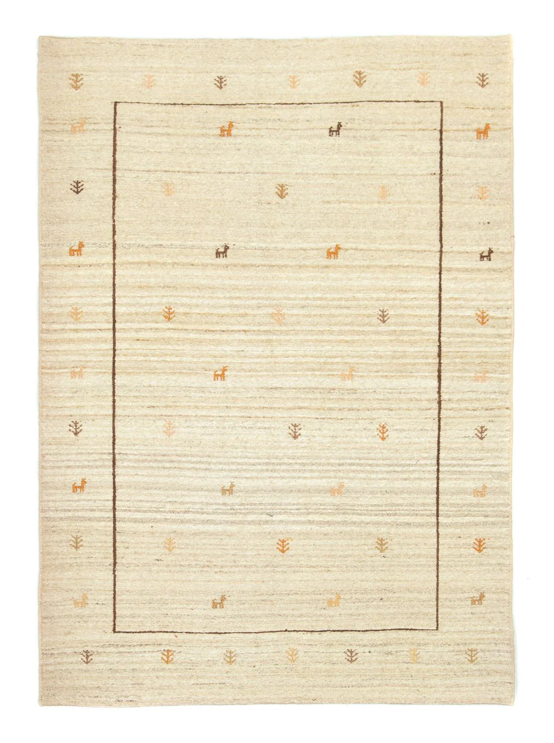 Gabbeh Teppich - Perser 172 x 123 cm - beige