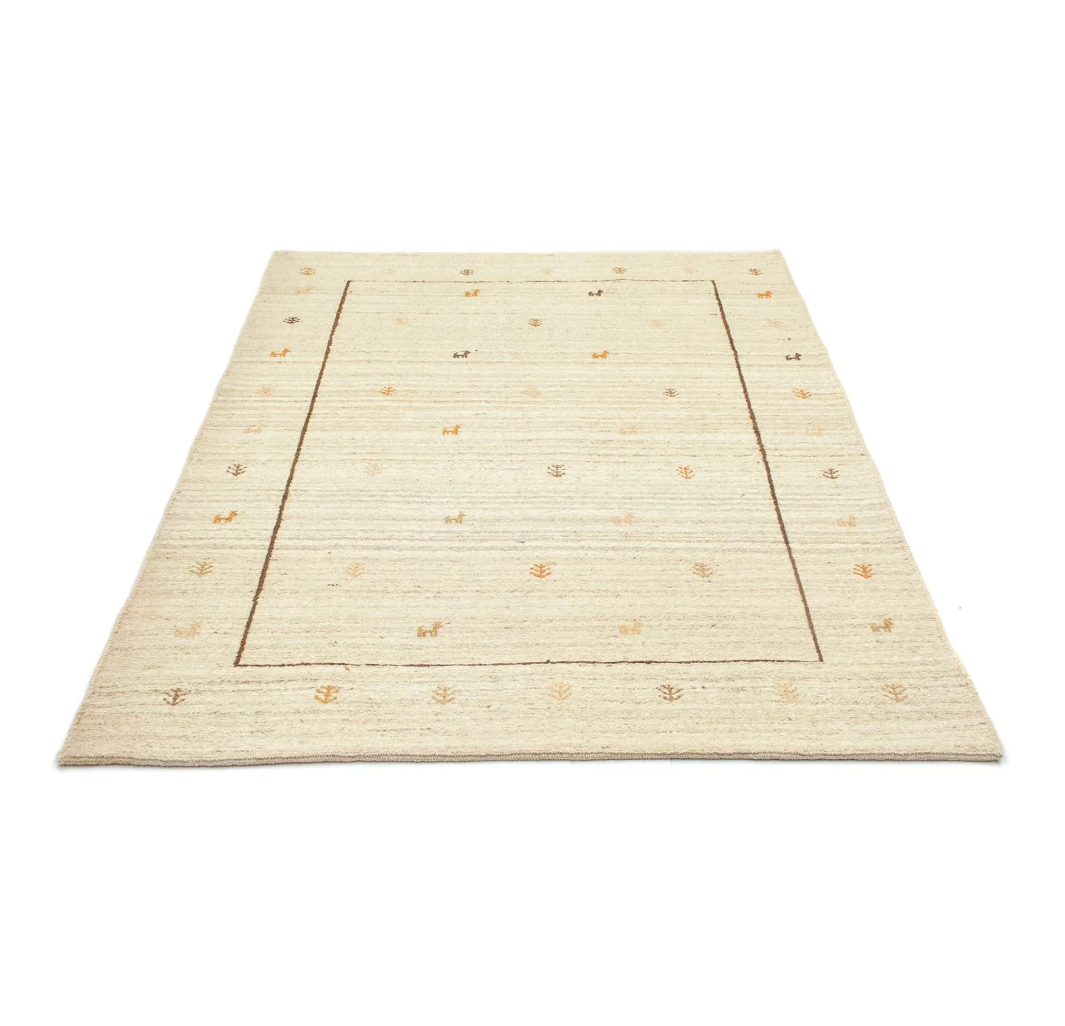 Gabbeh Teppich - Perser 172 x 123 cm - beige - Image 5
